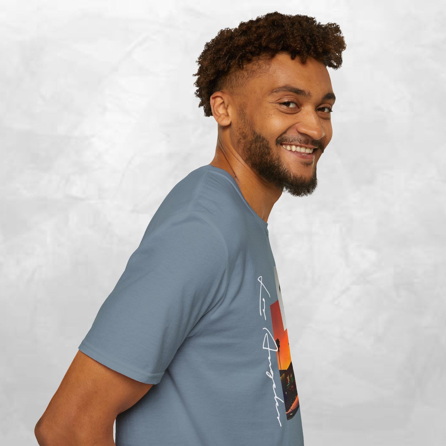 T-Shirt — Tropical Sunset Los Angeles Palm Tree Tee