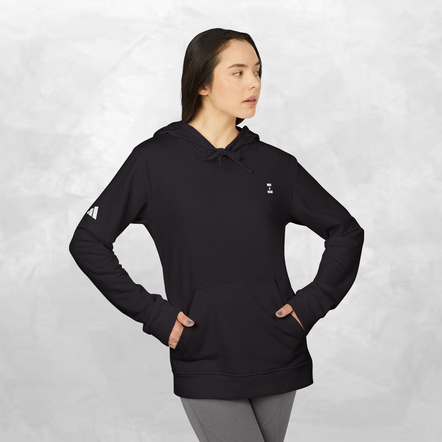 Adidas Unisex Fleece Hoodie - Cozy Athletic Fashion for Everyday Wear