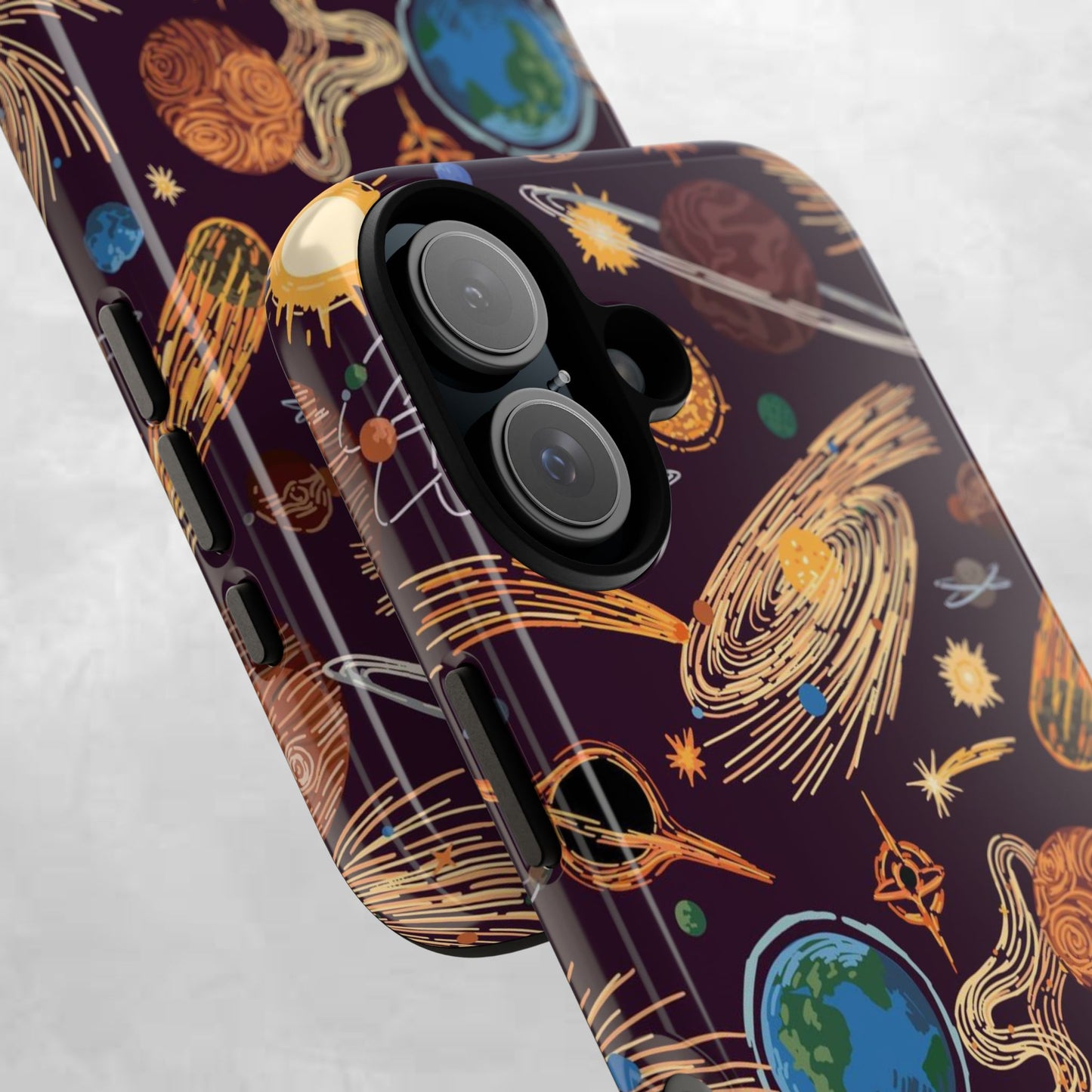 Space-Themed Phone Case - Cosmic Galaxy Design, Durable Protective Cover, Unique Gift, Celestial Lover's Accessory