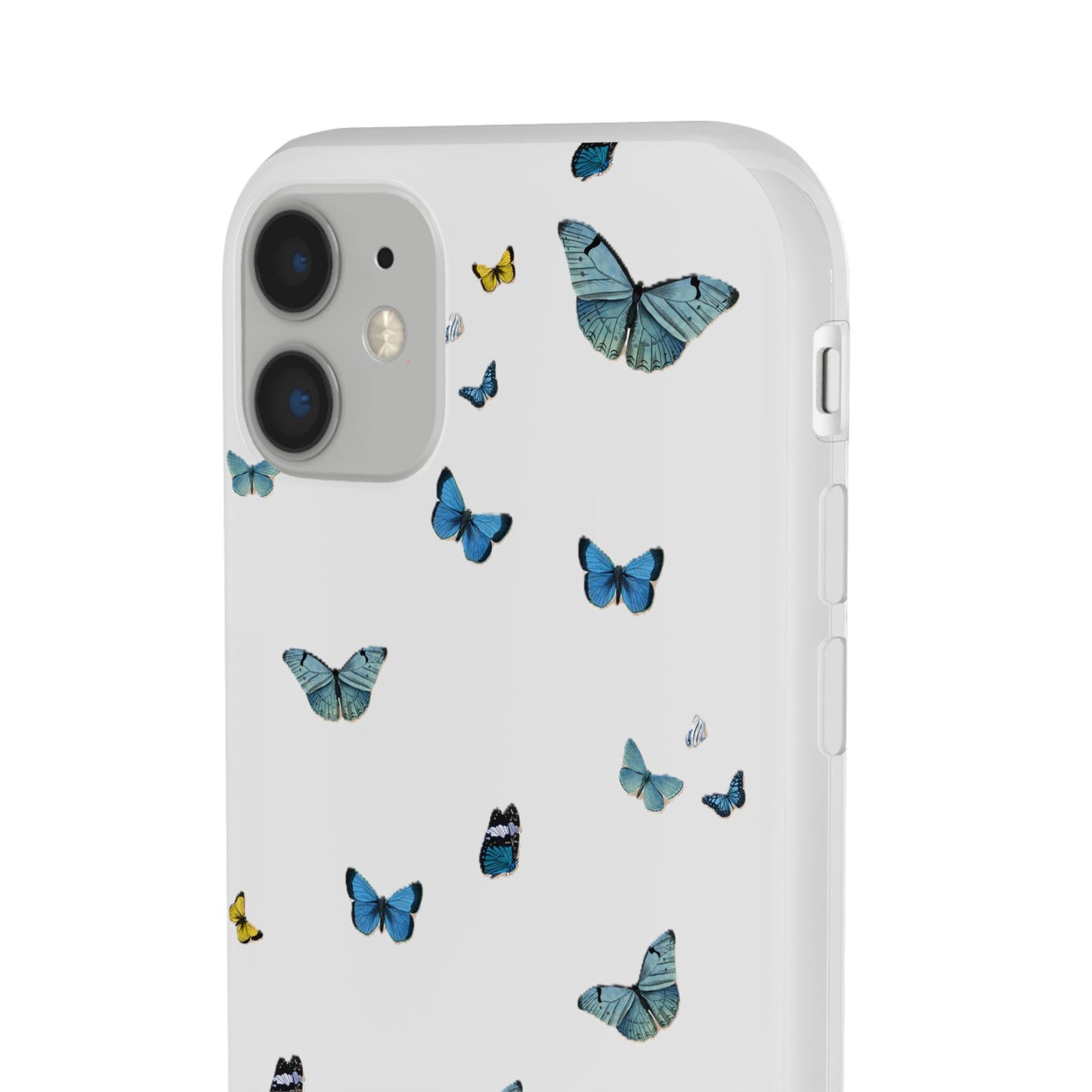Butterfly Vibes Phone Case, Flexible Phone Cover, Elegant Phone Accessory, Gift for Nature Lovers, Spring Decor, Eco-Friendly Case
