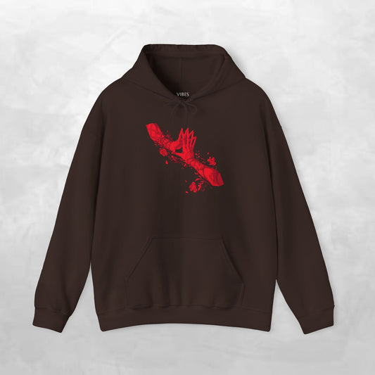 Artistic Bird Print Hoodie, Cozy Unisex Sweatshirt, Perfect for Gift, Nature Lover Apparel, Artistic Fashion