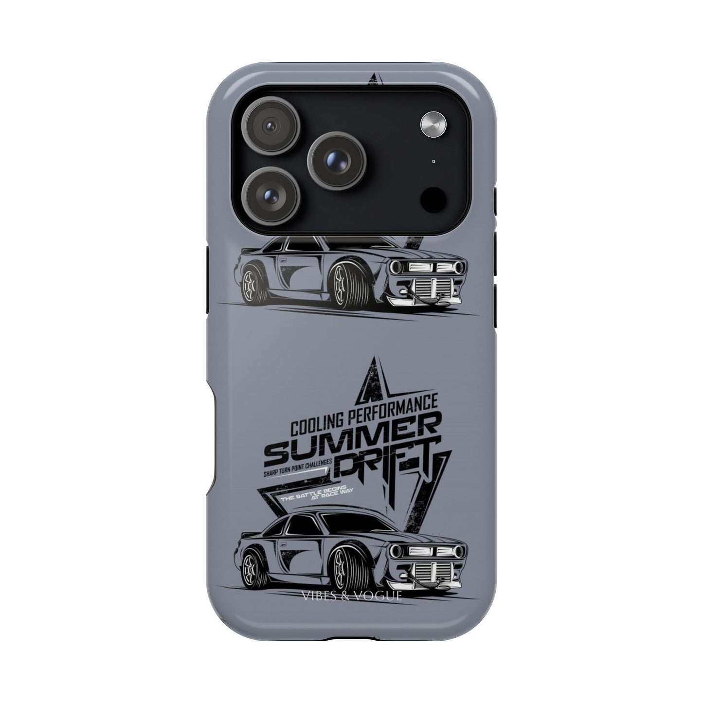 Summer Drift Racing Impact-Resistant Phone Case