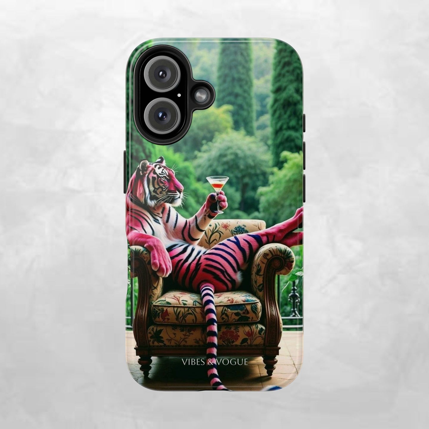 Relaxed Tiger Phone Case | Tough Case for Animal Lovers, Unique Gift for Friends, Stylish Tech Accessories, Fun Phone Cover, Vibrant Design