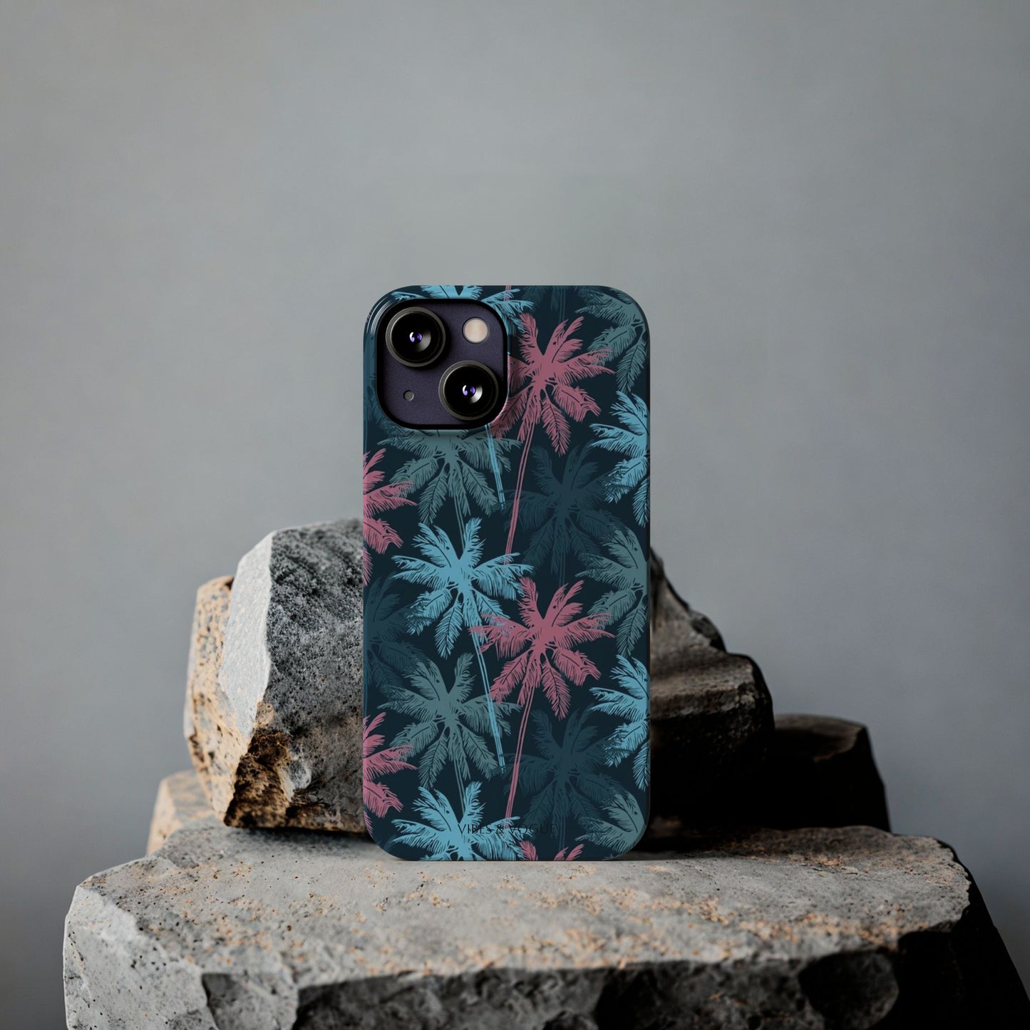 Tropical Vibes Slim Phone Case - Summer Botanical Design
