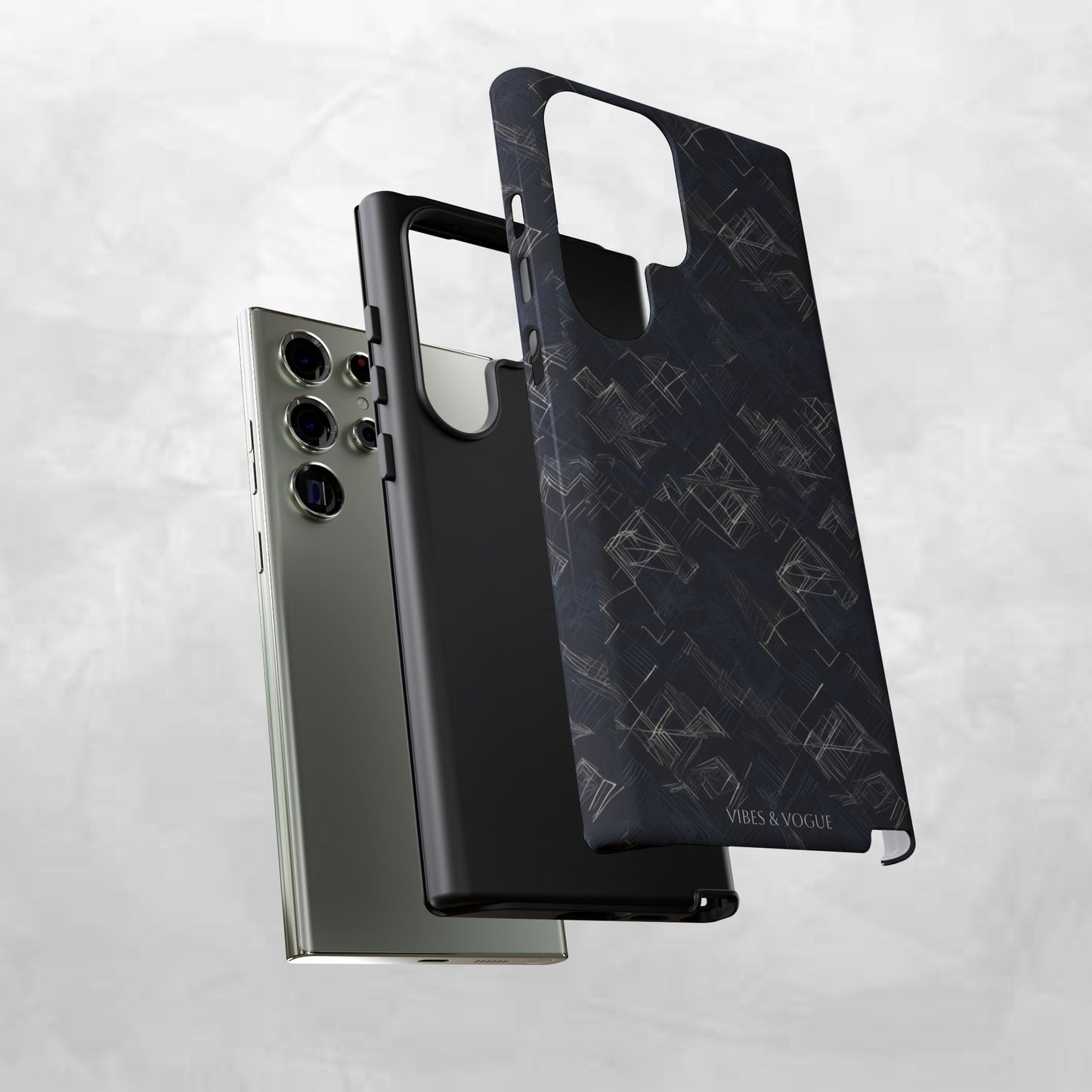 Tough Cases: Modern Geometric Phone Case - Durable, Stylish Protection