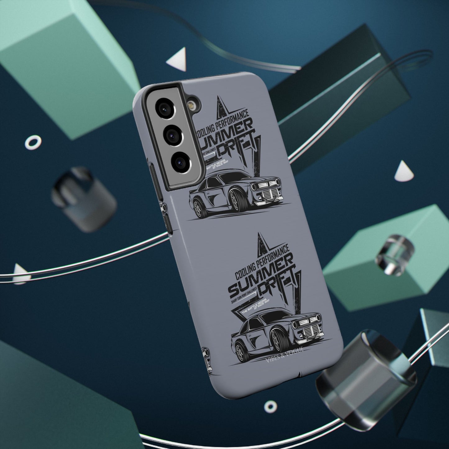 Summer Drift Racing Impact-Resistant Phone Case