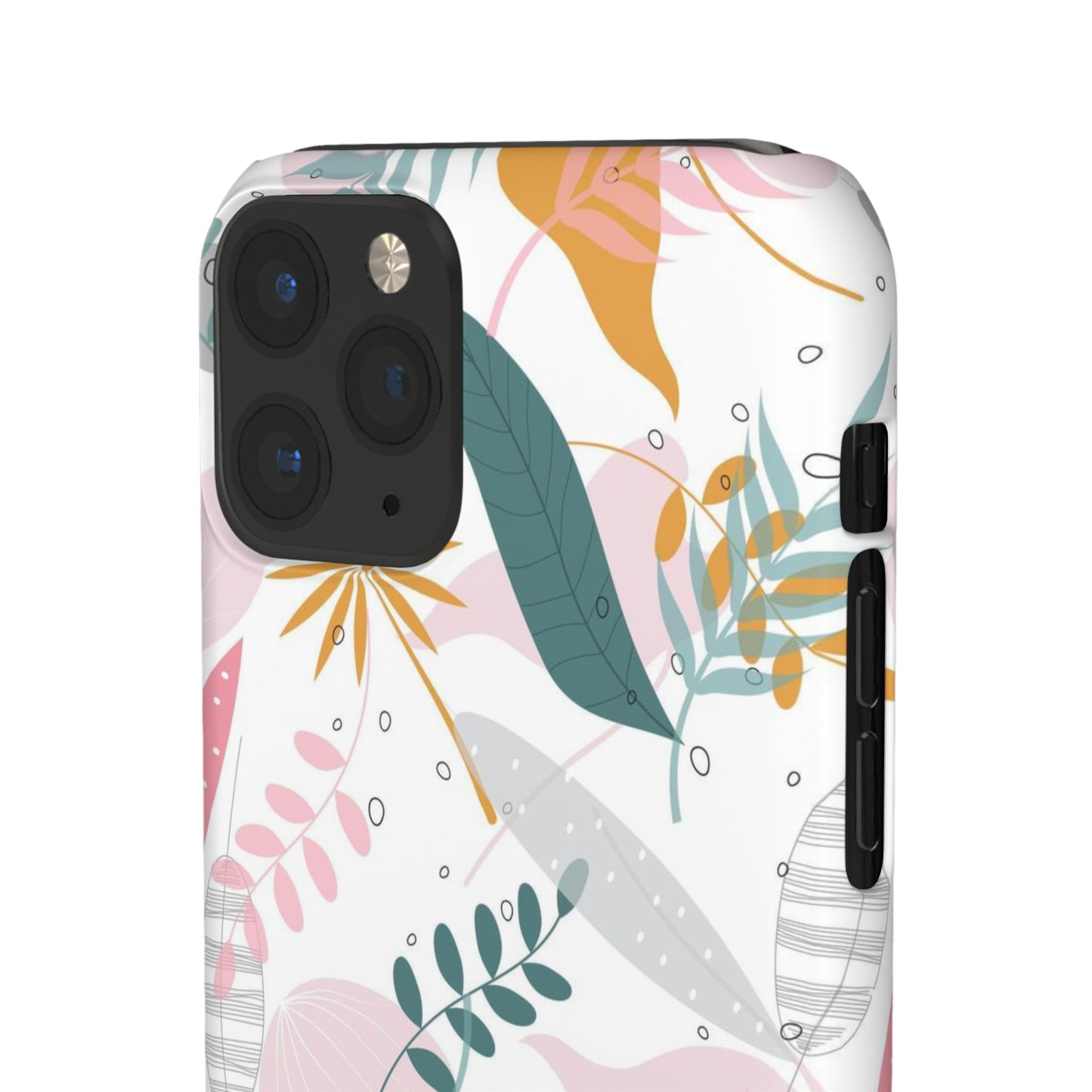 Floral Snap Case - Stylish Phone Protector with Botanical Design