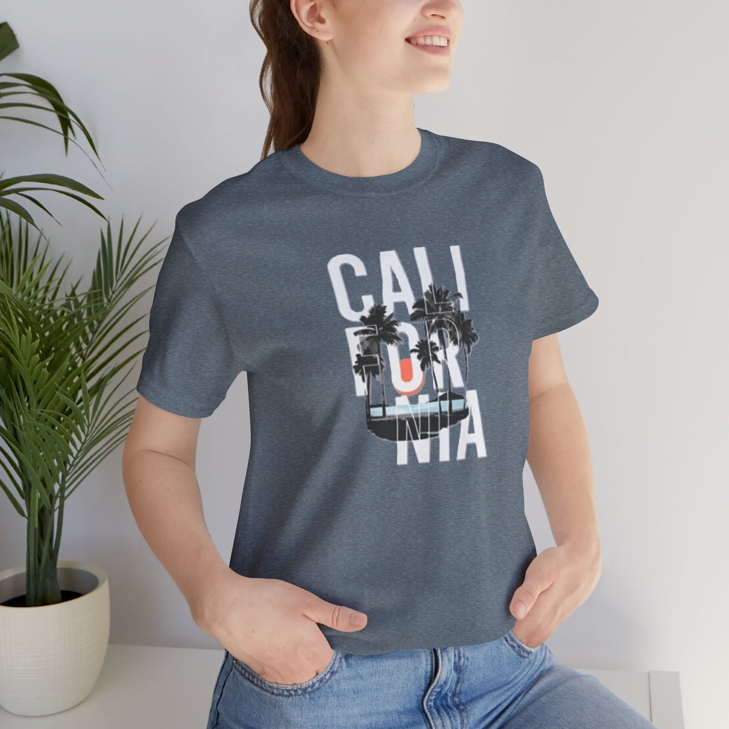 California Vibes Unisex Tee, Summer Fun T-Shirt, Casual Wear, Beach Day Shirt, Gift for Travelers, Holiday Fashion