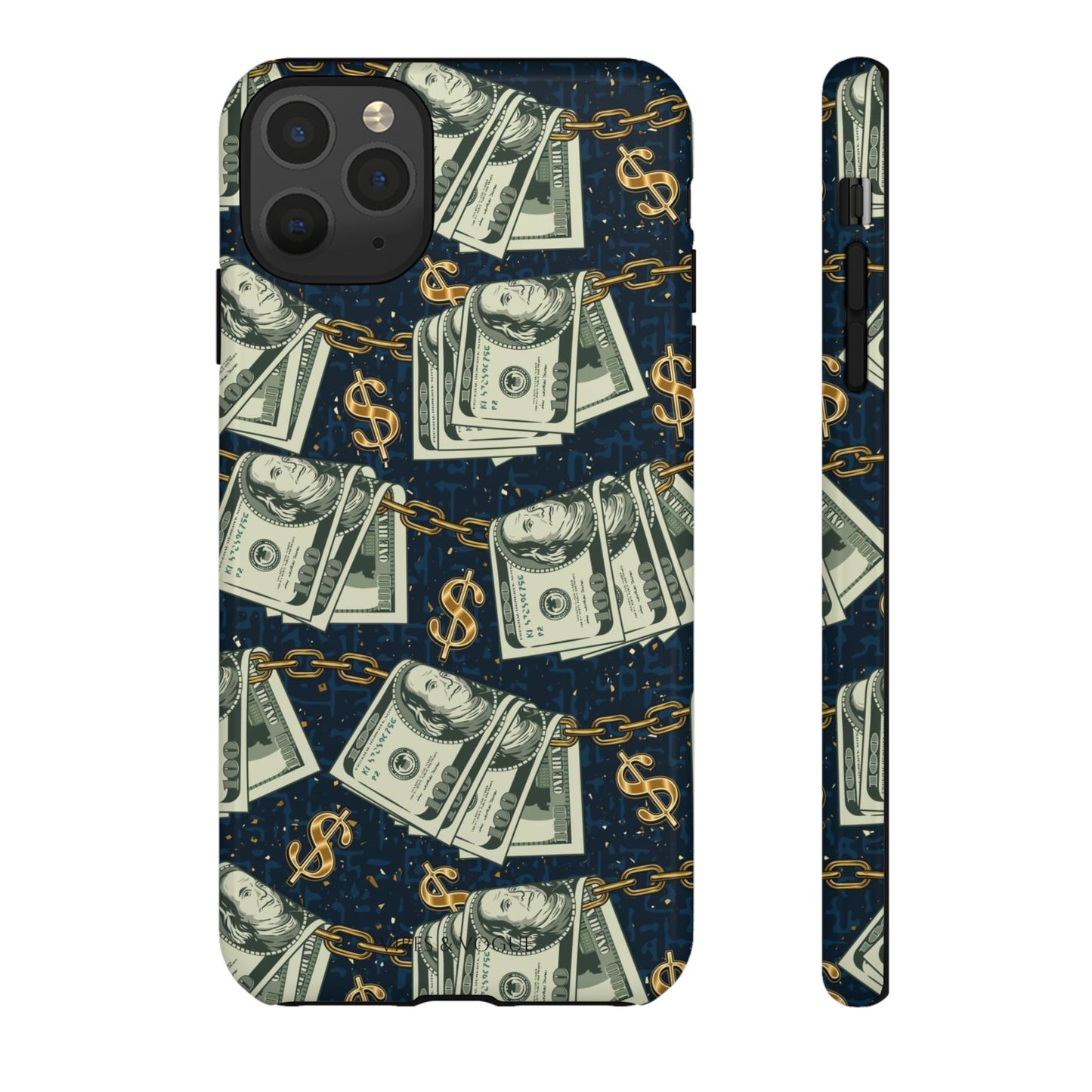 Money Motivation Phone Case, Tough Cases for iPhone, Money Design Phone Accessory, Trendy Tech Gifts, Unique Phone Cover