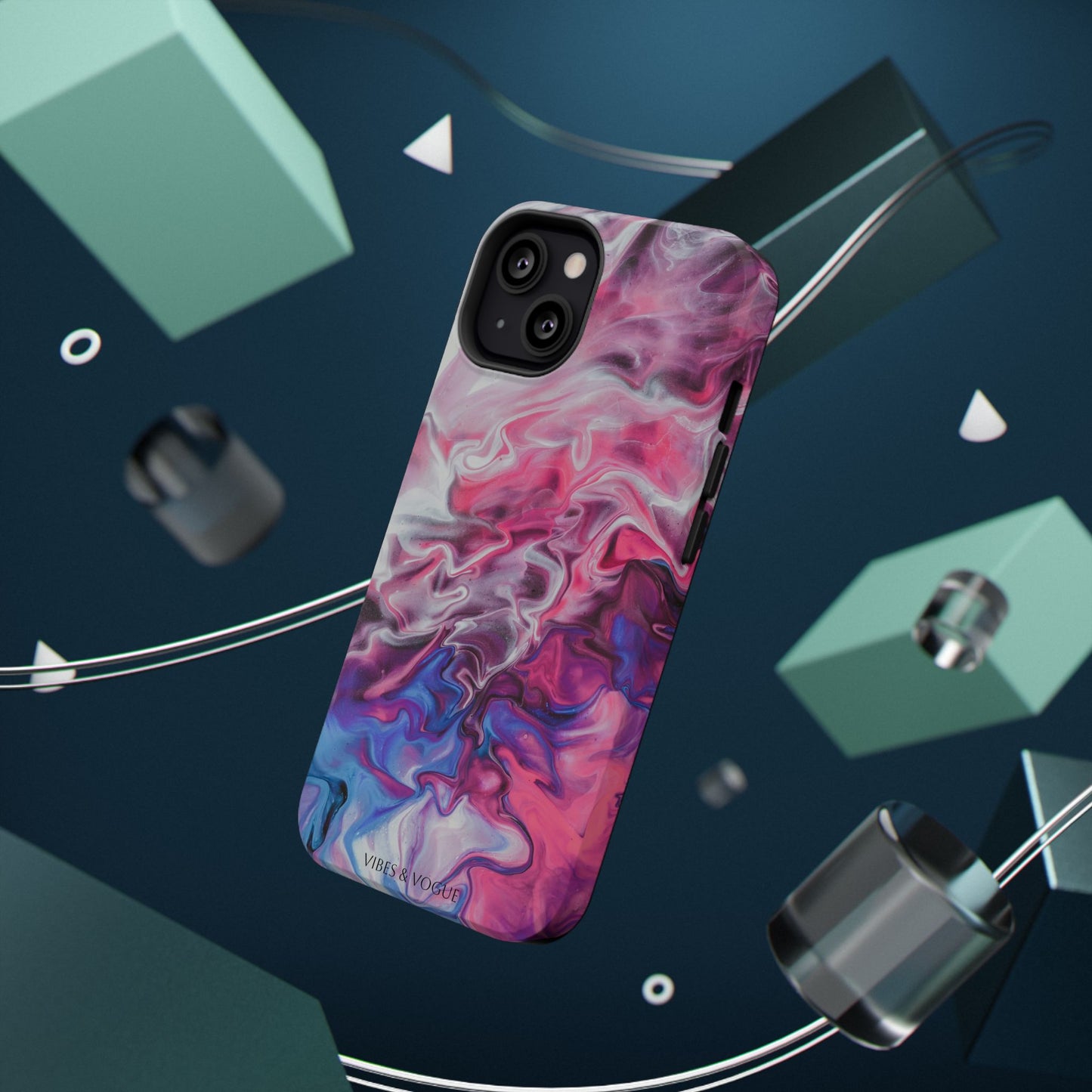 Vibrant Phone Case for Trendsetters | Abstract Marble Design, Impact-Resistant, Stylish Tech Accessory, Perfect Gift