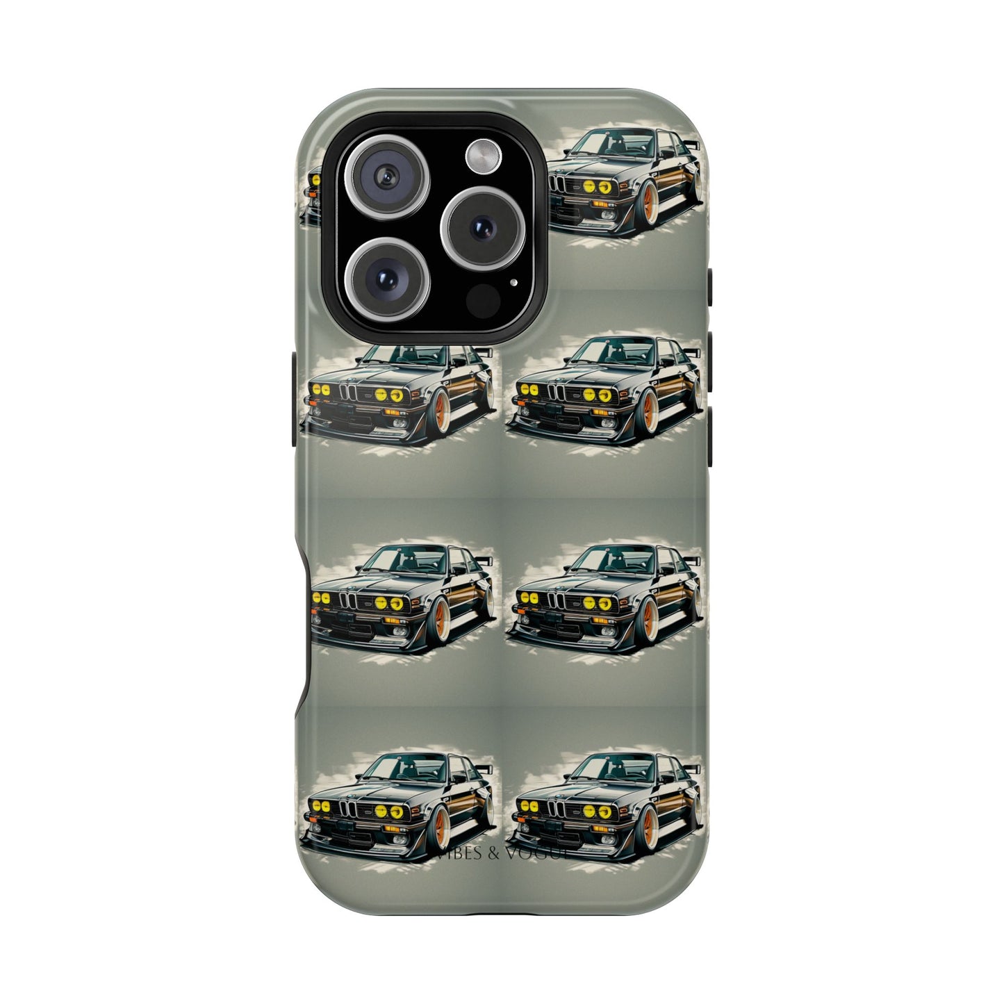 Stylish Car-Themed Magnetic Tough Cases - Perfect for Auto Enthusiasts