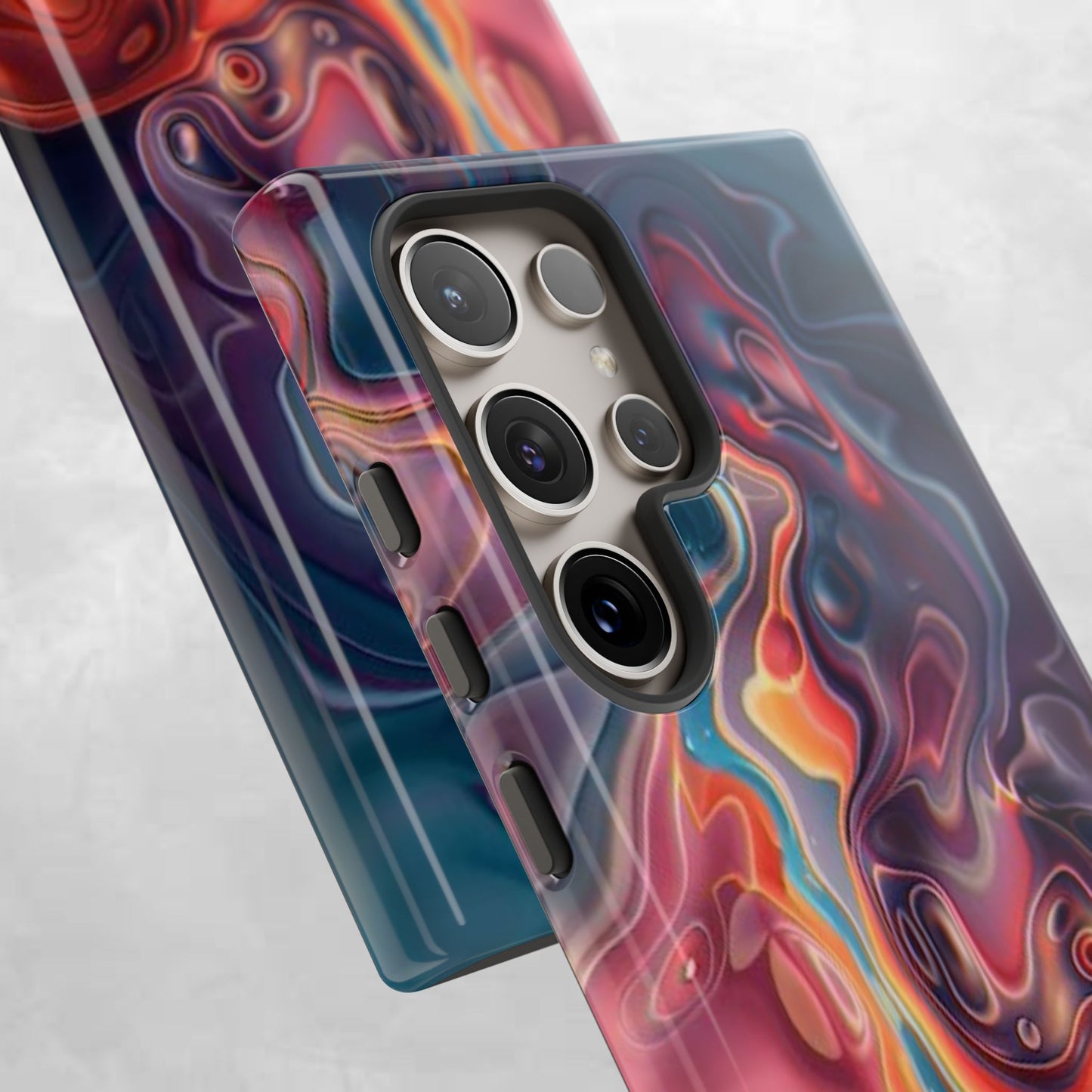 Colorful Phone Case, Abstract Print Cover, Tough Cases for Protection, Gift for Her, Modern Design, Trendy Mobile Accessory