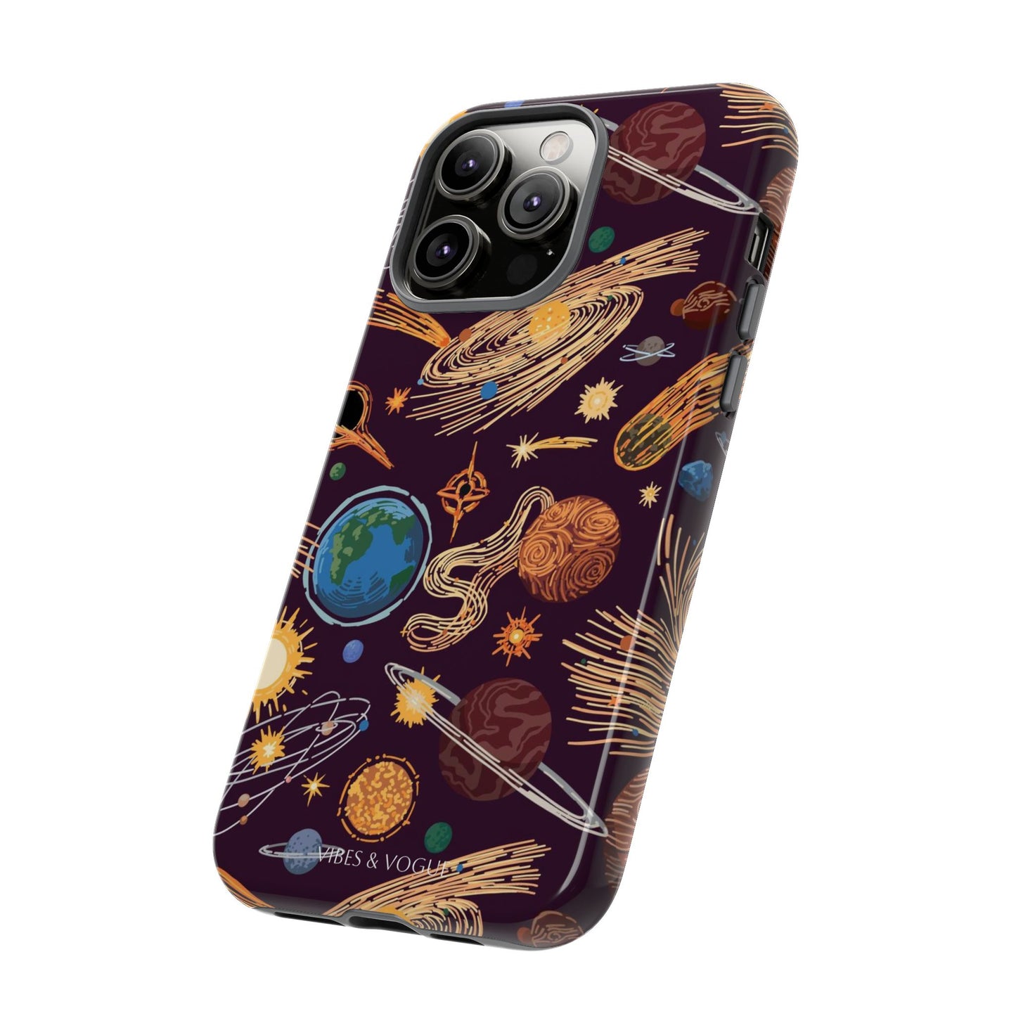 Space-Themed Phone Case - Cosmic Galaxy Design, Durable Protective Cover, Unique Gift, Celestial Lover's Accessory