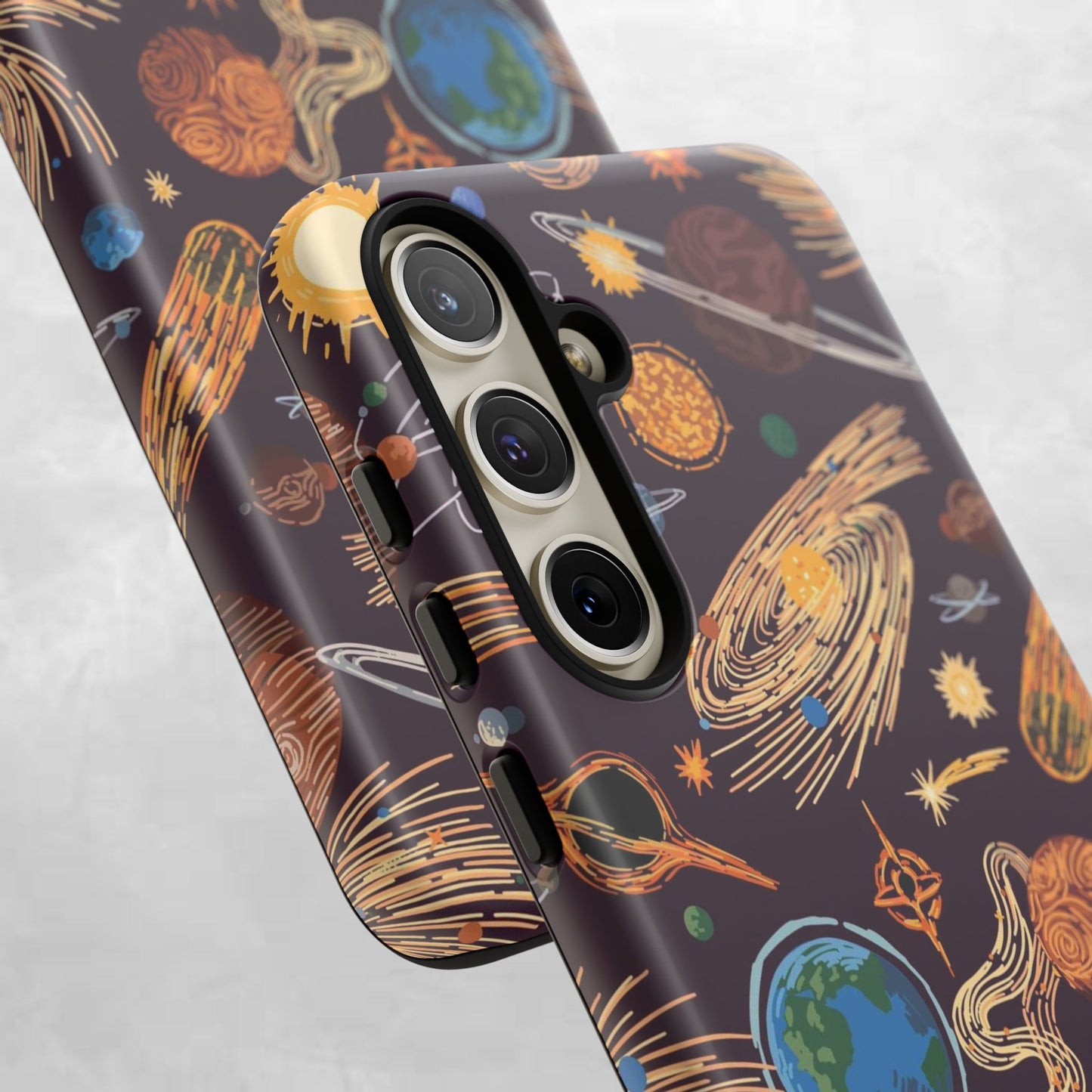 Space-Themed Phone Case - Cosmic Galaxy Design, Durable Protective Cover, Unique Gift, Celestial Lover's Accessory