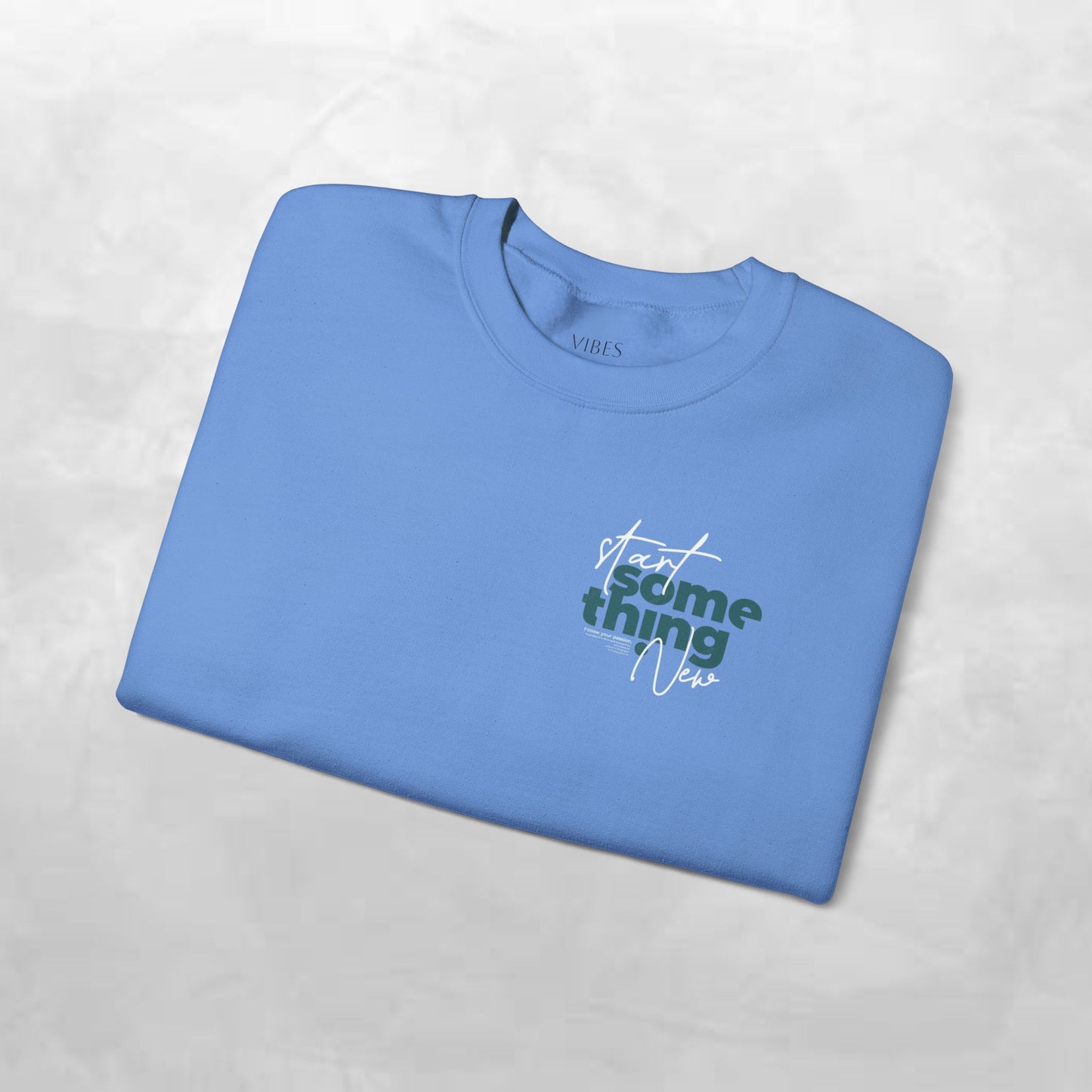 Minimal 'Do Something' Crewneck Sweatshirt