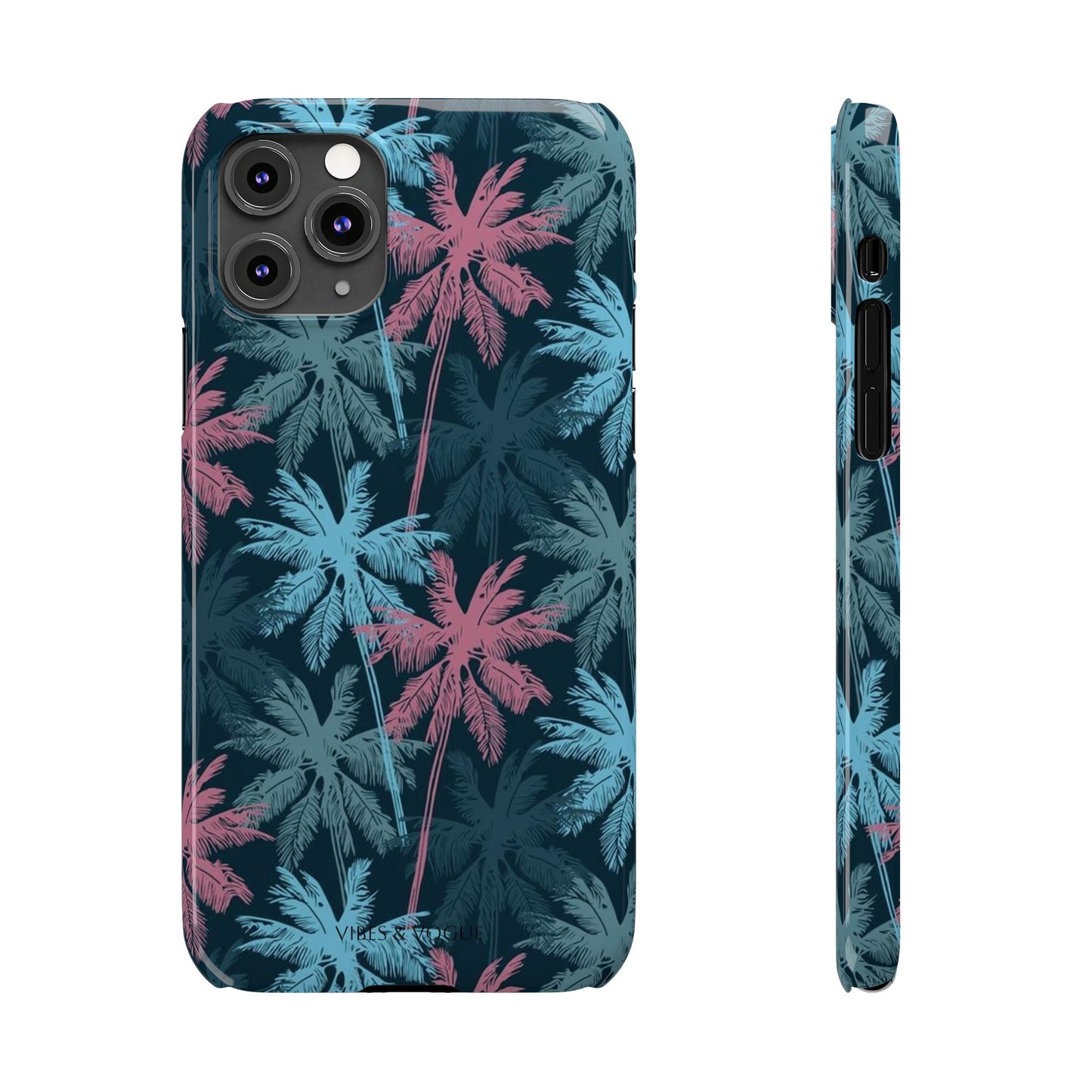 Tropical Vibes Slim Phone Case - Summer Botanical Design