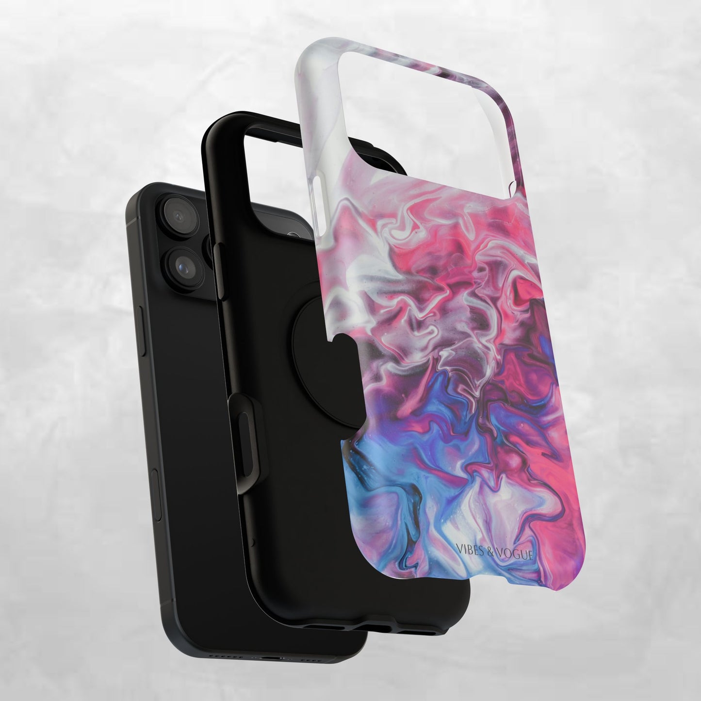 Vibrant Phone Case for Trendsetters | Abstract Marble Design, Impact-Resistant, Stylish Tech Accessory, Perfect Gift
