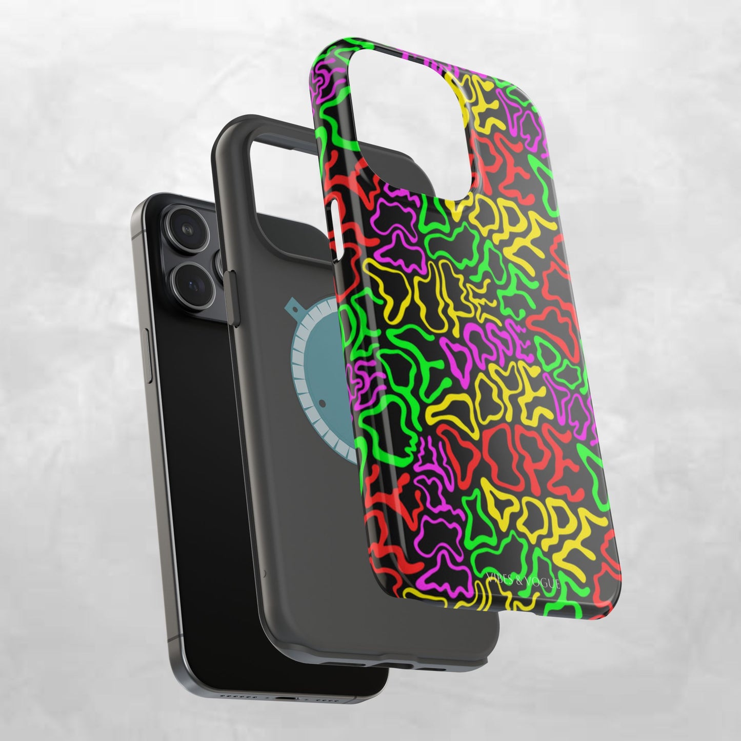 Colorful Magnetic Phone Cases, Funky Case for Teens, Cool Phone Accessories, Unique Gift for Friends, Vibrant Tough Cases, Phone Protection