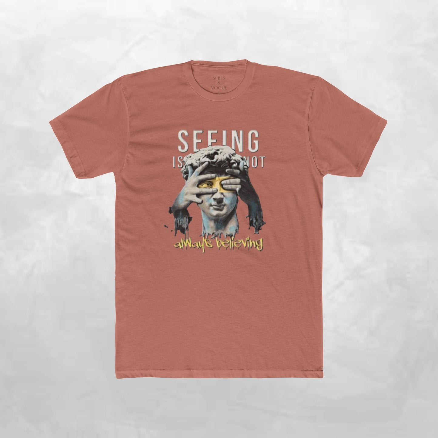 Artistic Unisex Crew Tee - Perfect for Gift Giving, Summer Events, Everyday Wear, and Spiritual Seekers, Vintage Vibe, Museum Inspired