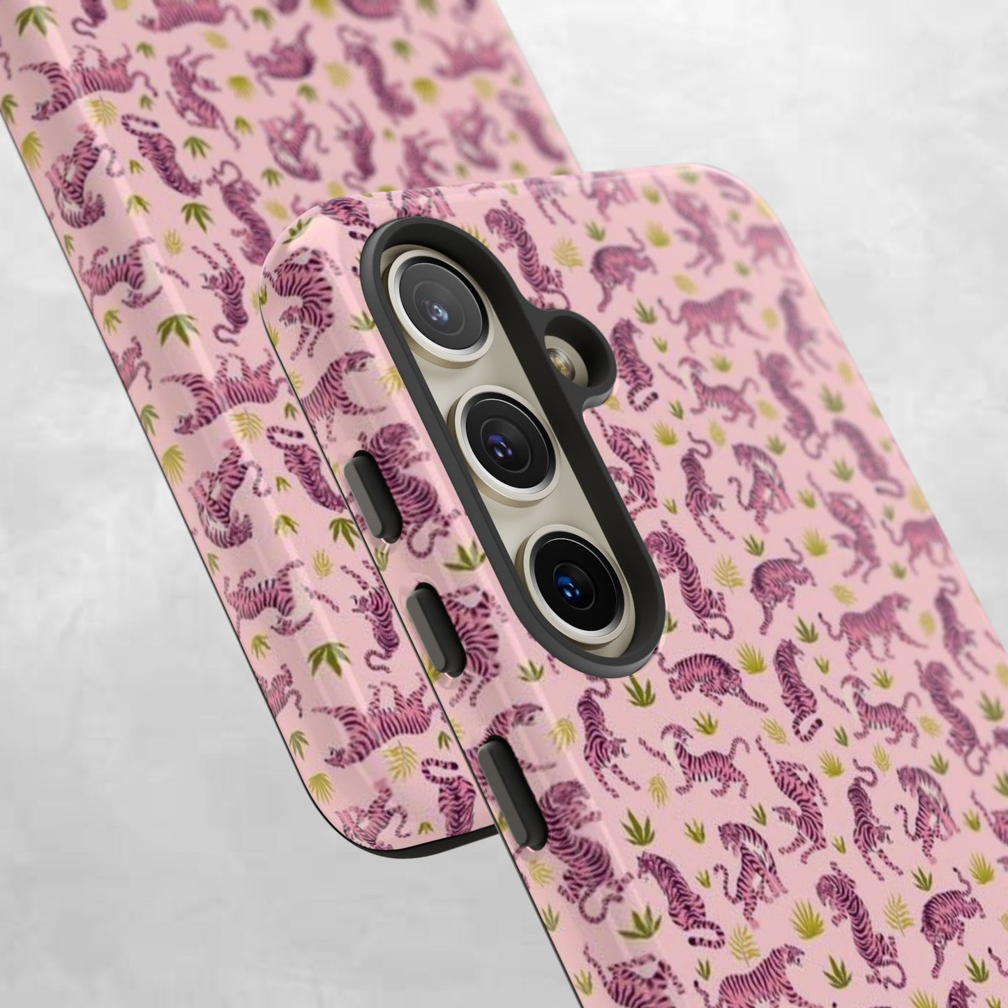 Pink Tiger Pattern Phone Case - Tough Cases