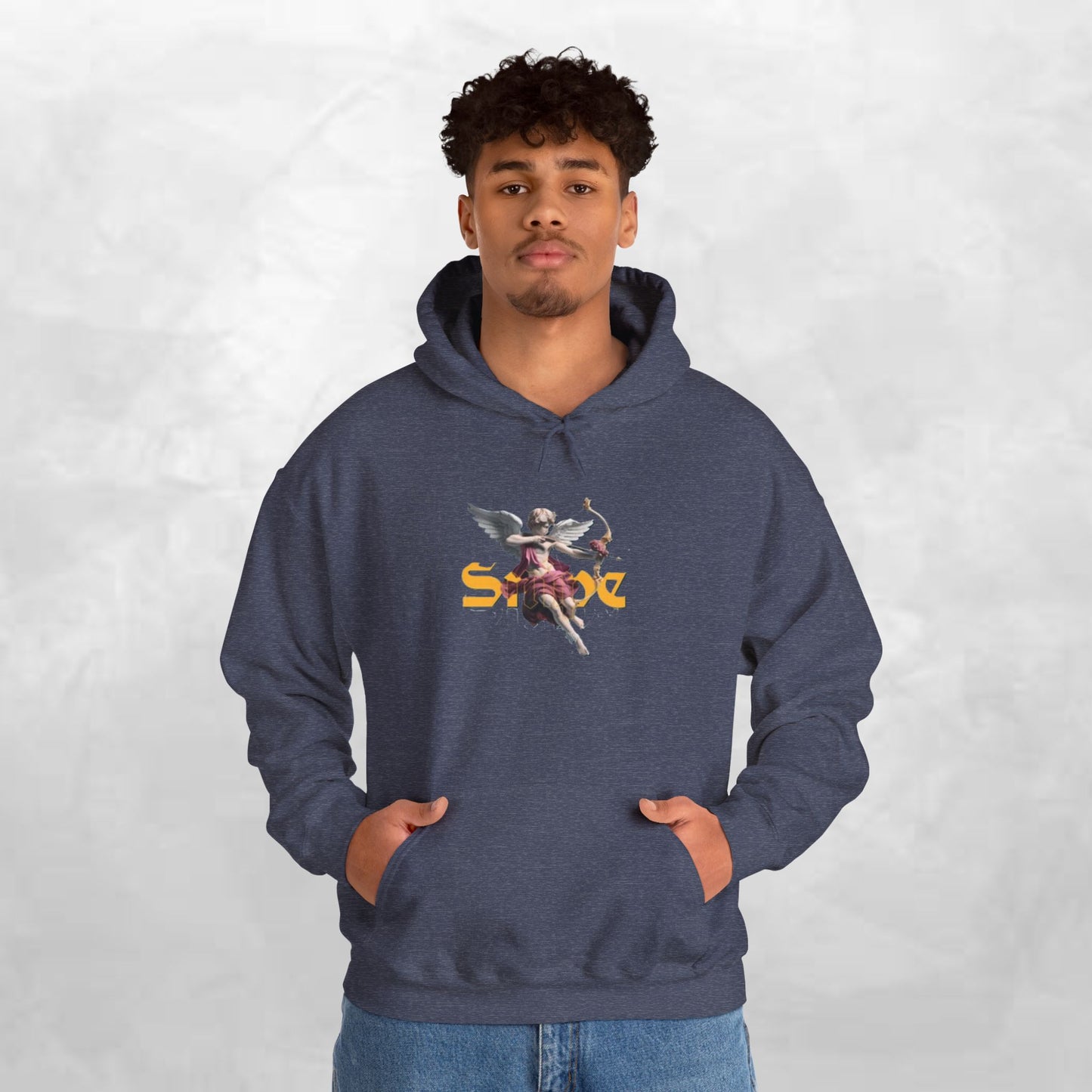 Chic Graphic Hoodie - Unisex Heavy Blend™ Sweatshirt, Casual Wear, Street Style, Gift for Him/Her, Comfortable Fashion, Trendy Apparel