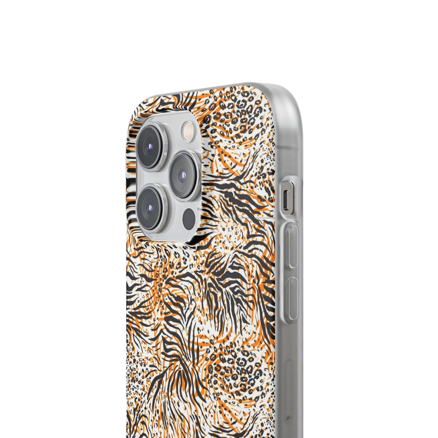 Wild Animal Print Flexi Case for iPhone - Fierce & Trendy Design