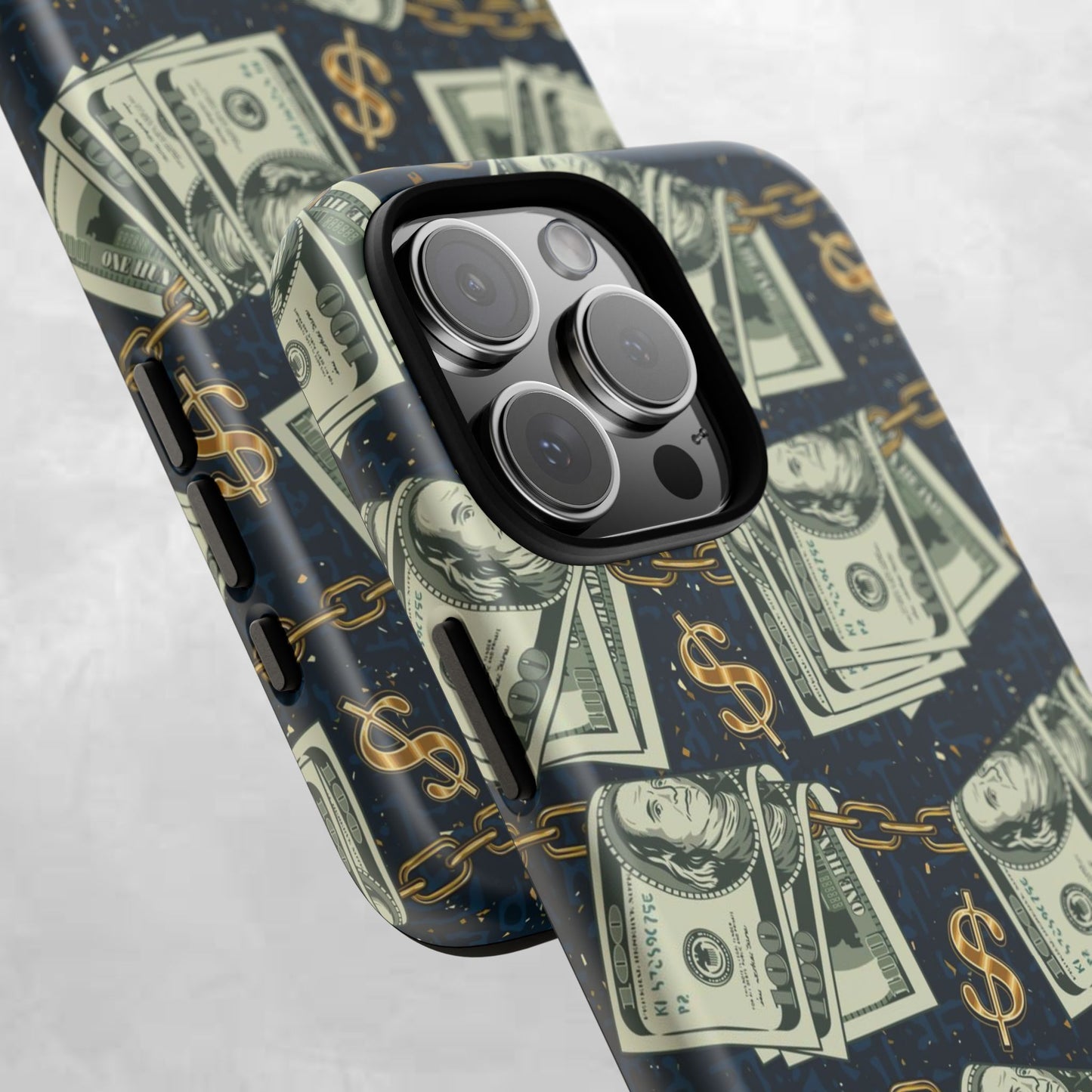 Money Motivation Phone Case, Tough Cases for iPhone, Money Design Phone Accessory, Trendy Tech Gifts, Unique Phone Cover