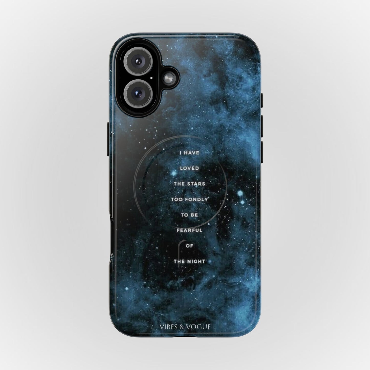Galaxy-Inspired Tough Magnetic Phone Case - "I Have Loved the Stars"