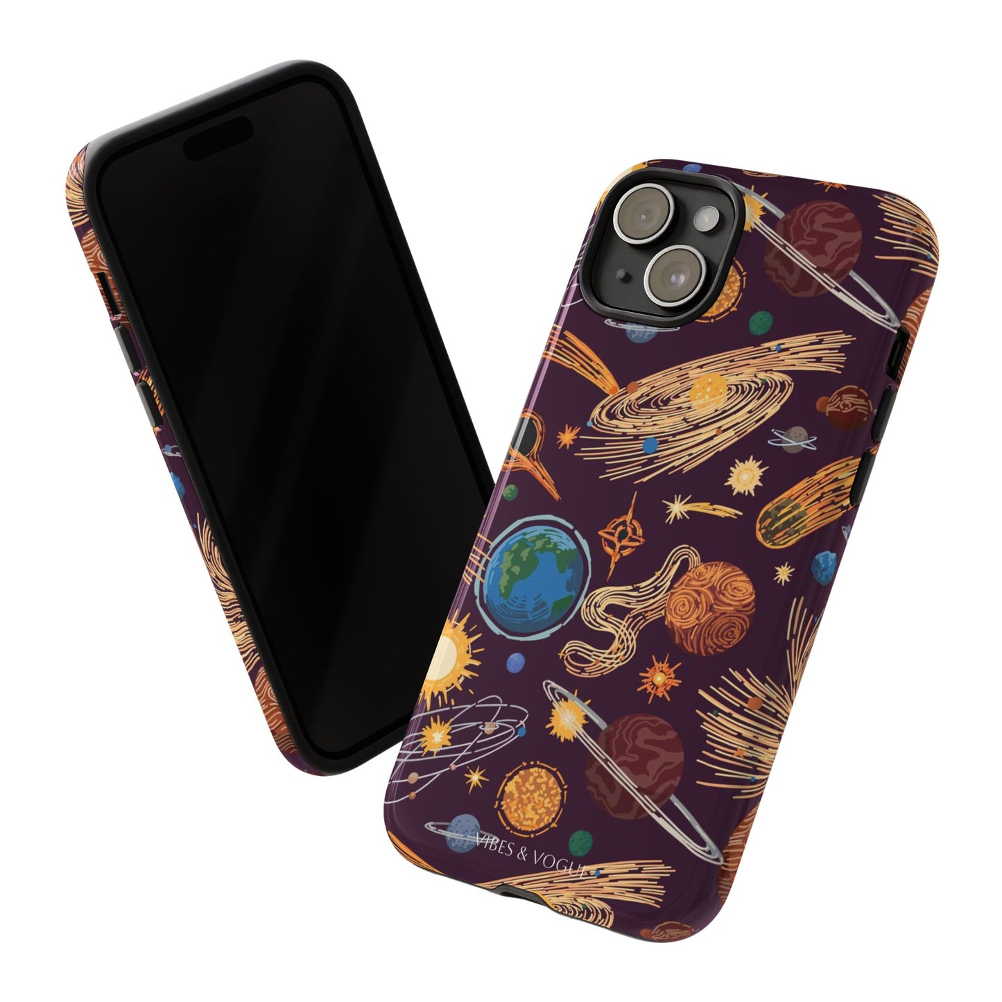 Space-Themed Phone Case - Cosmic Galaxy Design, Durable Protective Cover, Unique Gift, Celestial Lover's Accessory