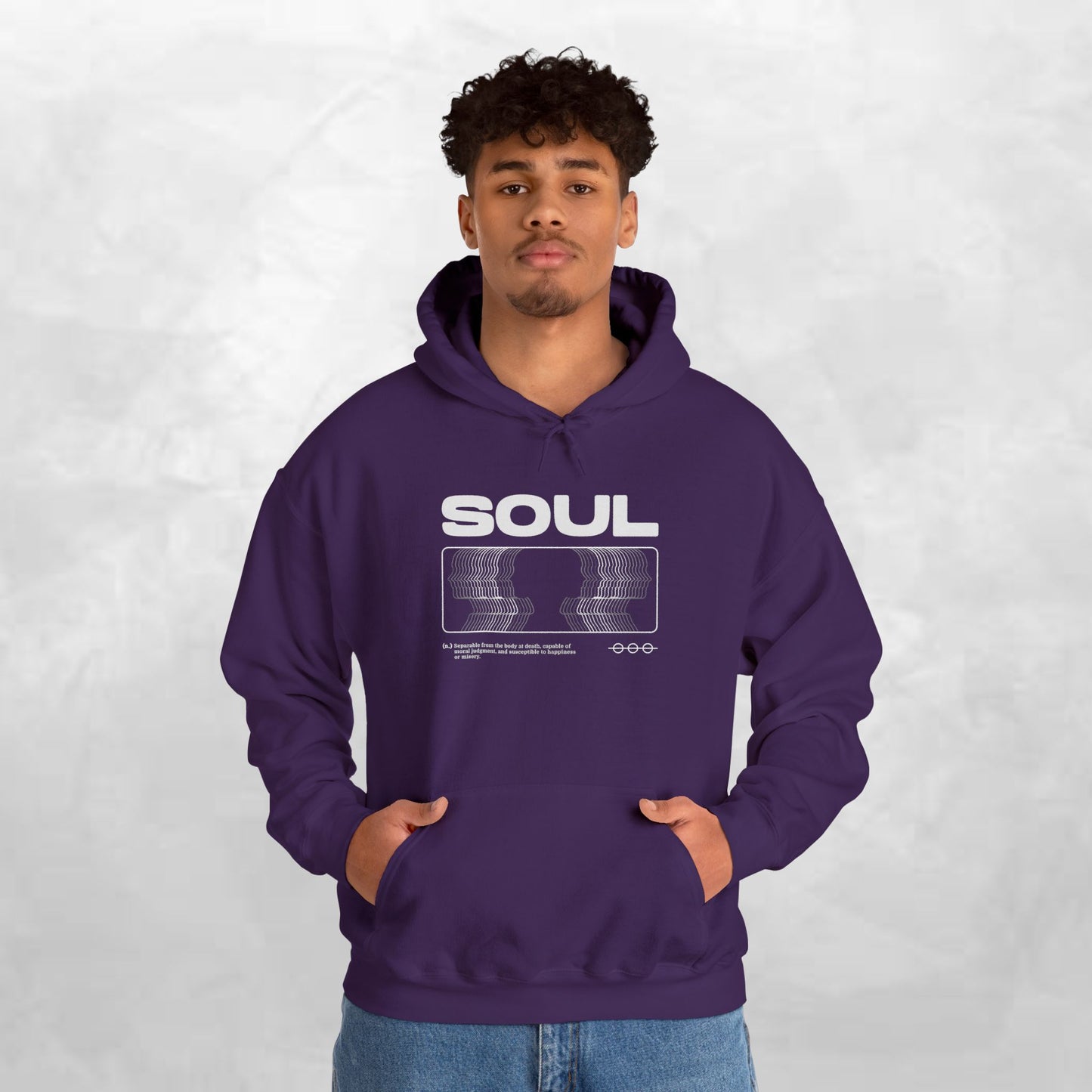 Soul Graphic Hoodie — Retro VHS Silhouette Streetwear
