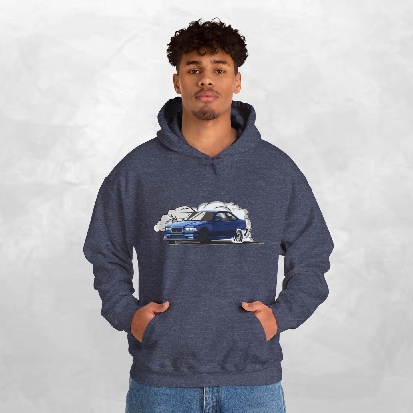 Cool Car Graphic Hoodie for Auto Lovers, Vintage Sweatshirt, Perfect Gift for Car Enthusiasts, Casual Wear, Unisex Hoodie