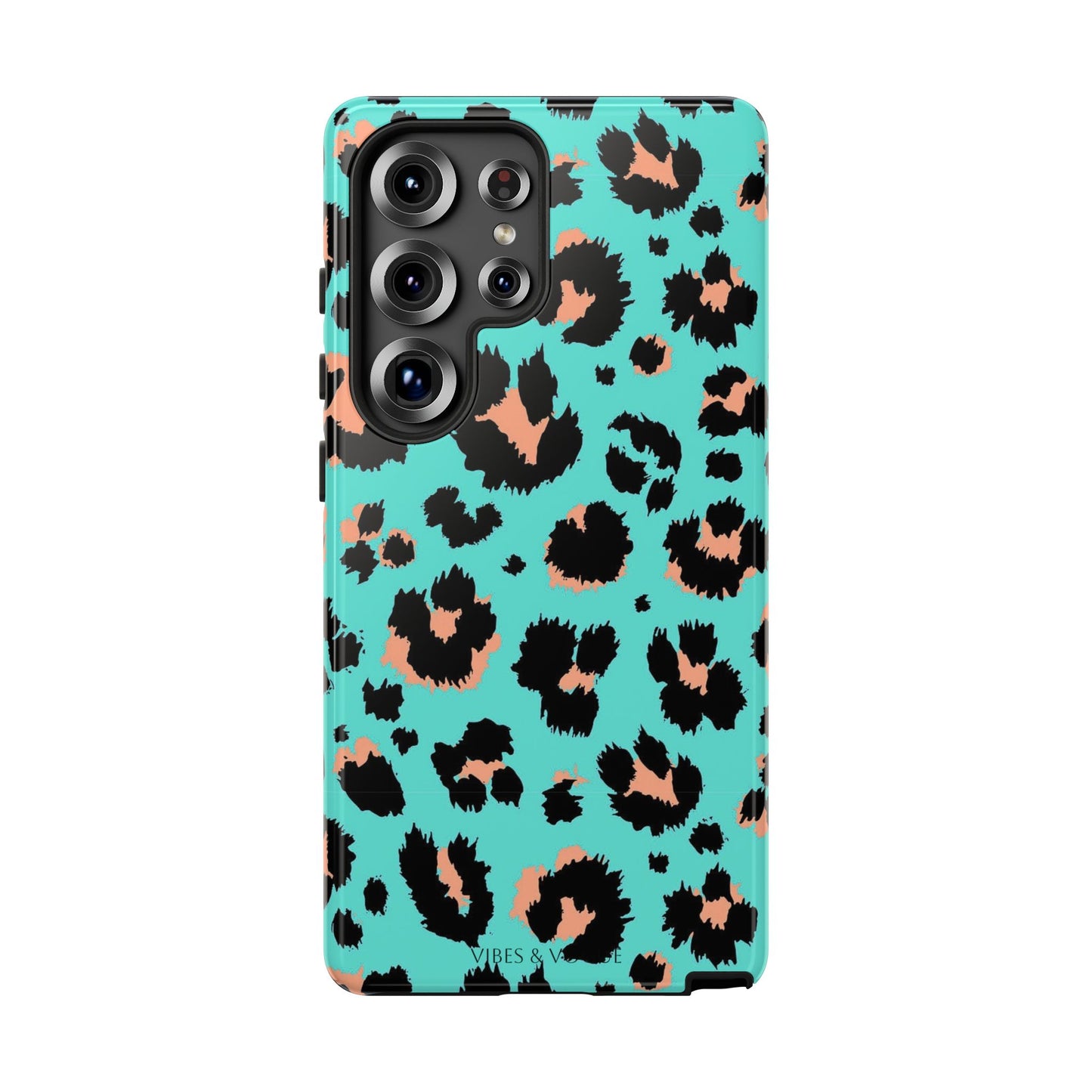 Leopard Print Phone Case, Tough Phone Case, Wild Style Accessory, Animal Print Cover, Stylish Phone Protection
