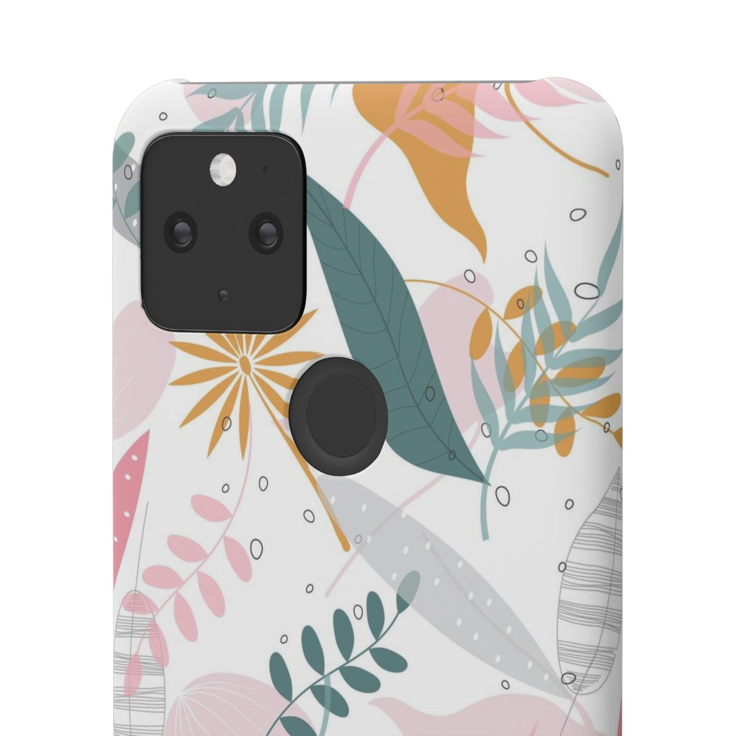 Floral Snap Case - Stylish Phone Protector with Botanical Design