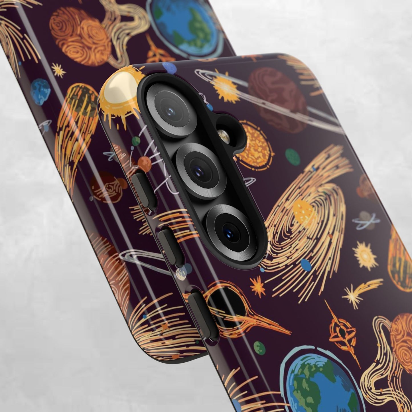 Space-Themed Phone Case - Cosmic Galaxy Design, Durable Protective Cover, Unique Gift, Celestial Lover's Accessory