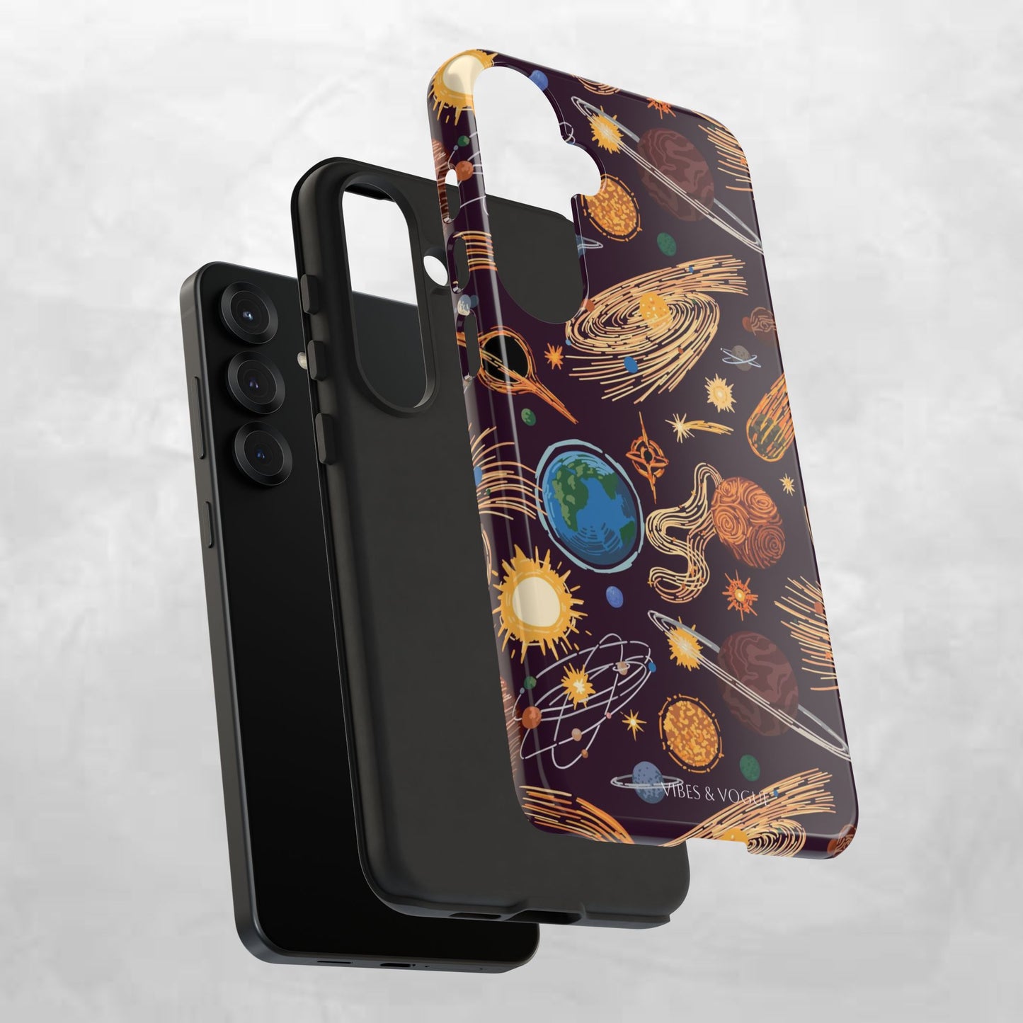 Space-Themed Phone Case - Cosmic Galaxy Design, Durable Protective Cover, Unique Gift, Celestial Lover's Accessory