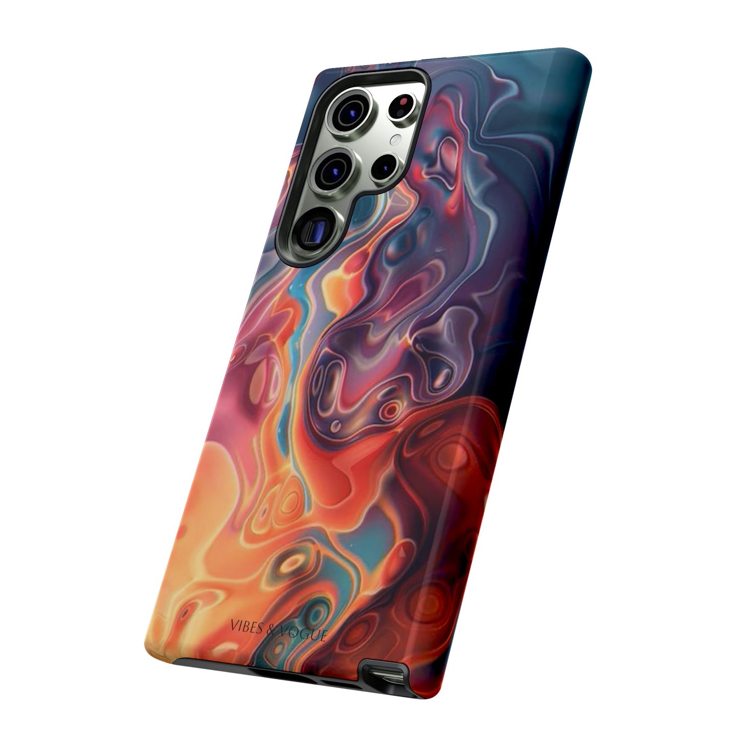 Colorful Phone Case, Abstract Print Cover, Tough Cases for Protection, Gift for Her, Modern Design, Trendy Mobile Accessory