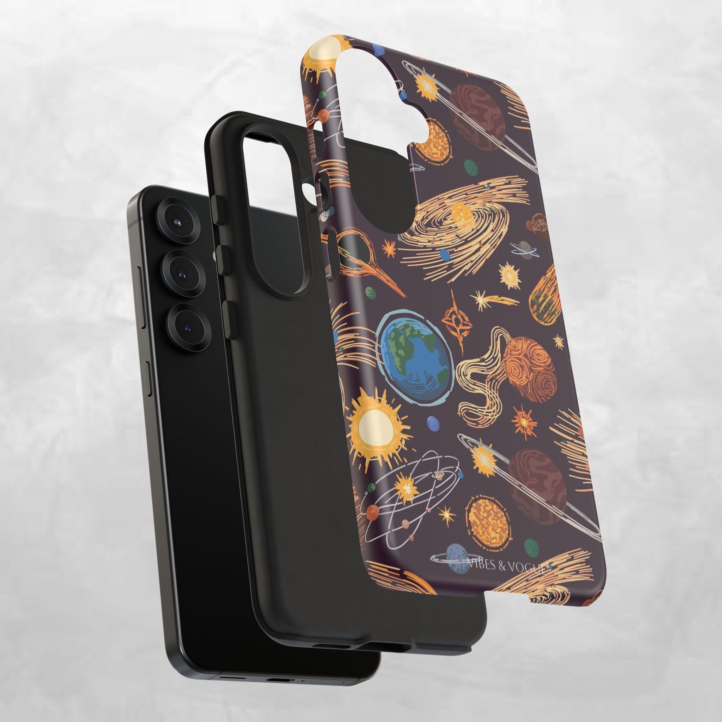 Space-Themed Phone Case - Cosmic Galaxy Design, Durable Protective Cover, Unique Gift, Celestial Lover's Accessory