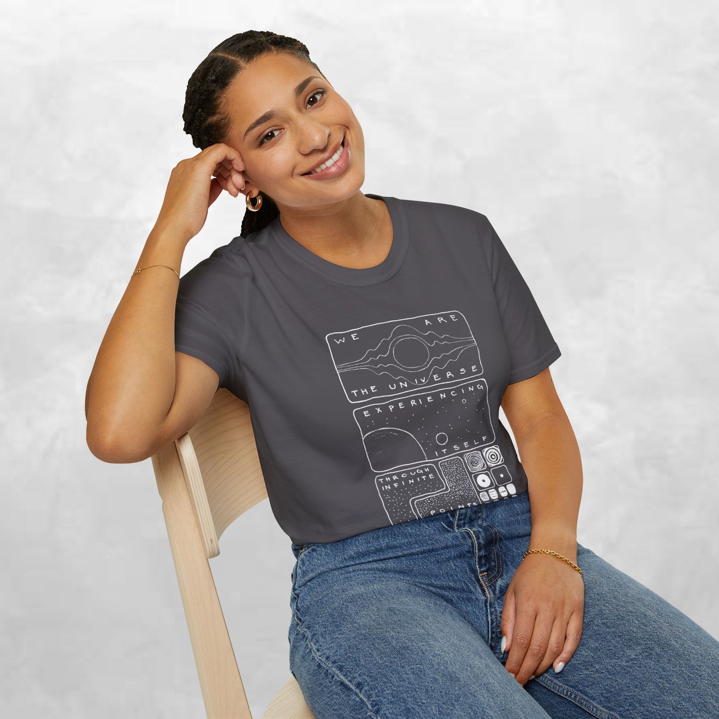 Cosmic Diagram T-Shirt — "We Are The Universe" Astral Graphic Tee