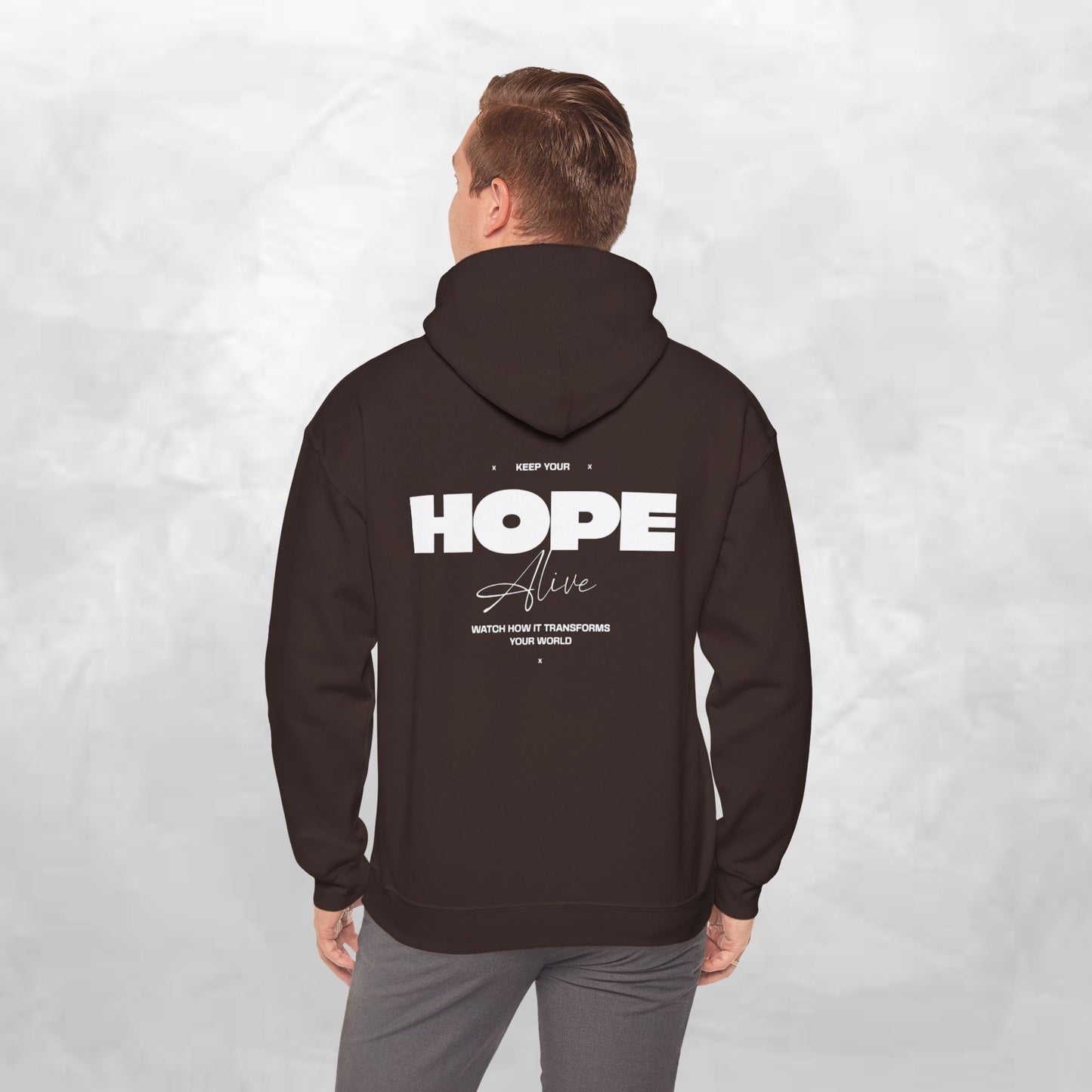 Keep Your Hope Alive Unisex Hooded Sweatshirt - Cozy Inspiration for Everyday Moments