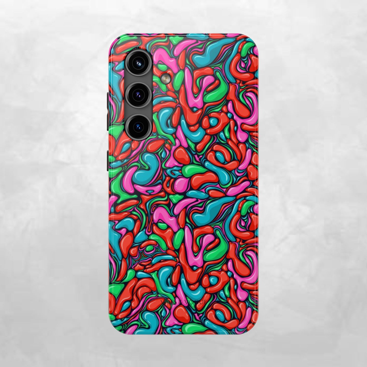 Vibrant Tough Phone Cases - Colorful Abstract Designs for Teens & Adults, Perfect Gift for Birthdays, Holidays, & Everyday Use