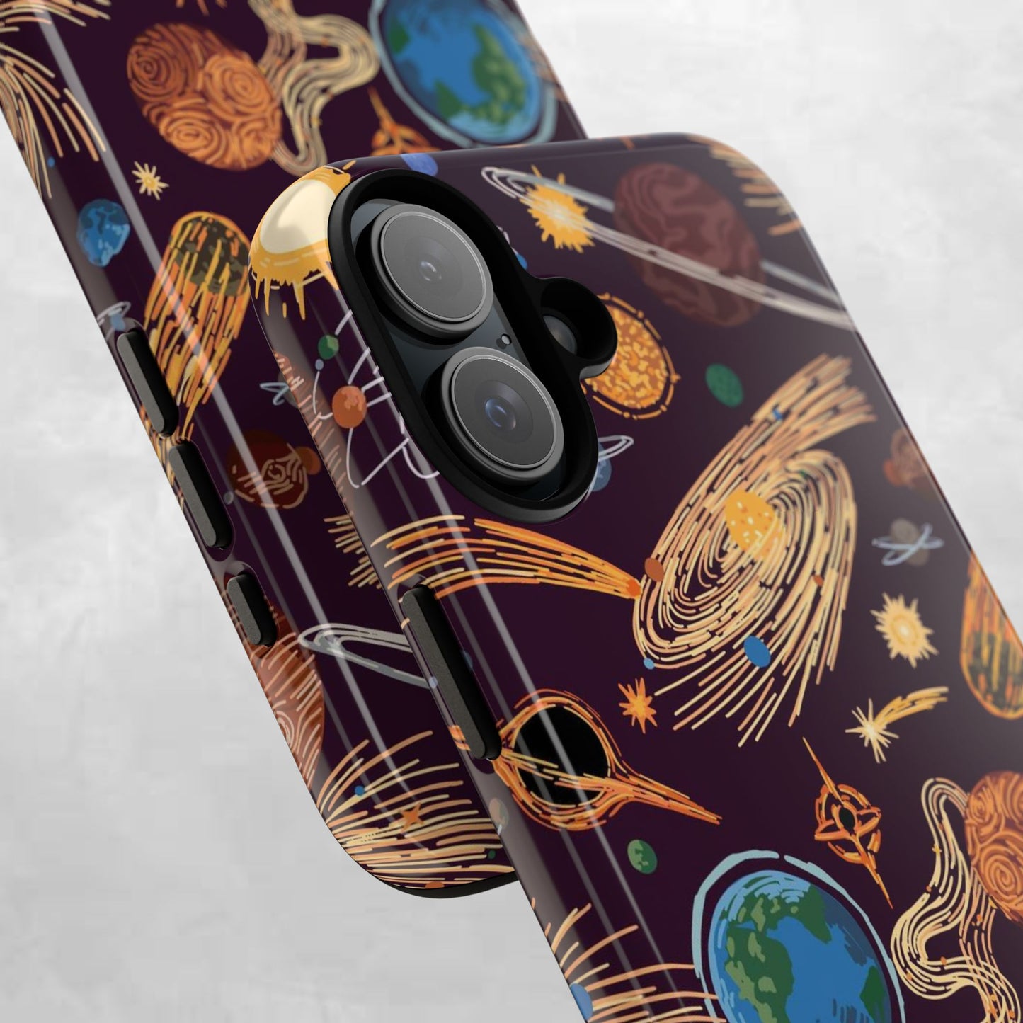 Space-Themed Phone Case - Cosmic Galaxy Design, Durable Protective Cover, Unique Gift, Celestial Lover's Accessory