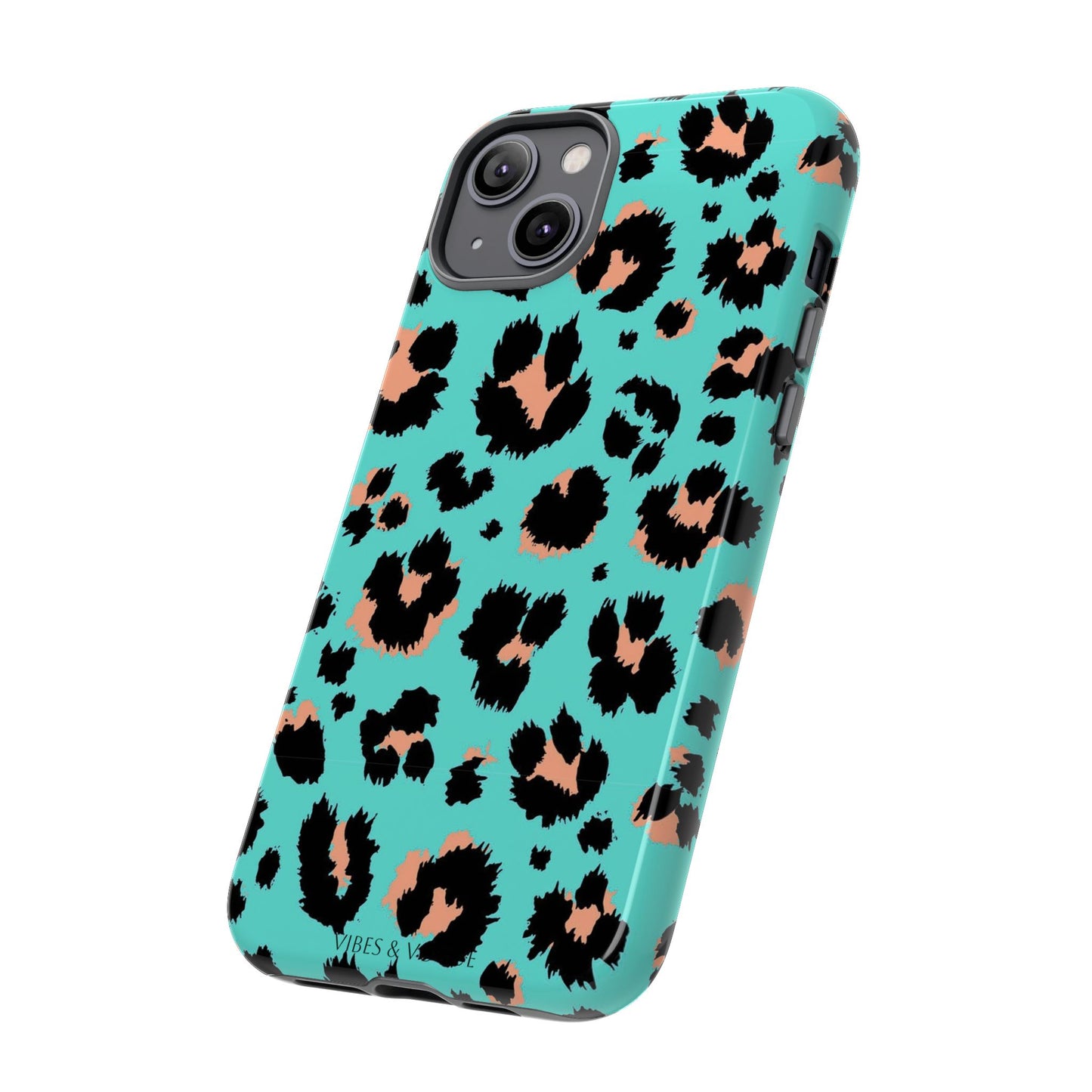 Leopard Print Phone Case, Tough Phone Case, Wild Style Accessory, Animal Print Cover, Stylish Phone Protection