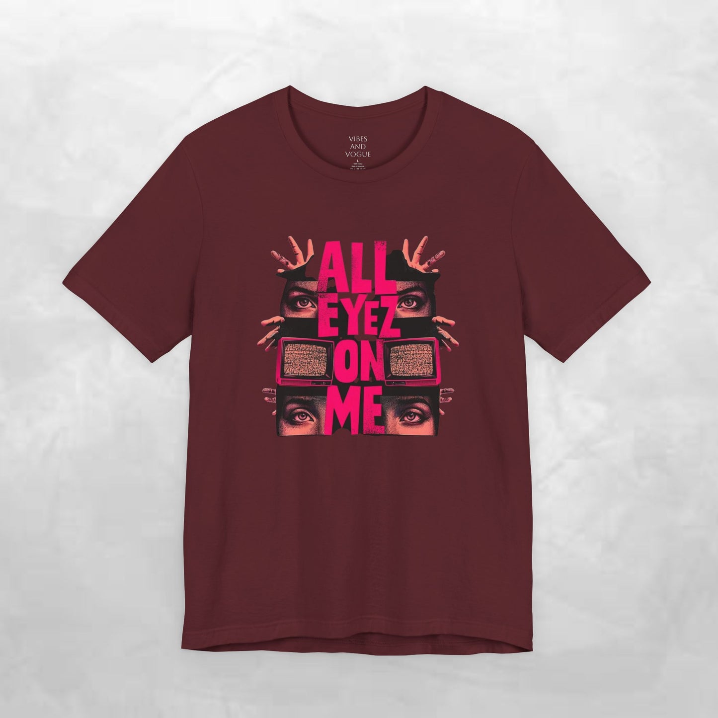 All Eyez On Me T-Shirt — Bold Retro Eyes Graphic Tee