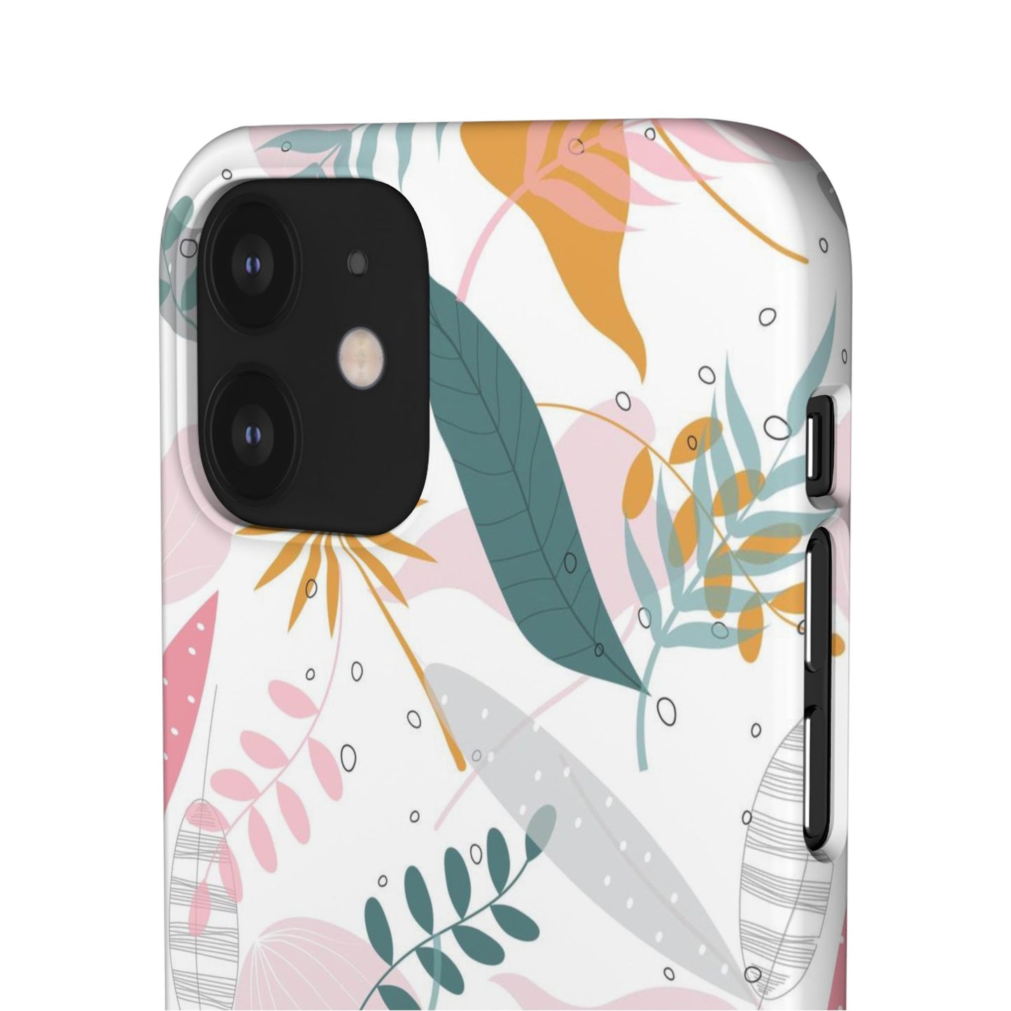 Floral Snap Case - Stylish Phone Protector with Botanical Design