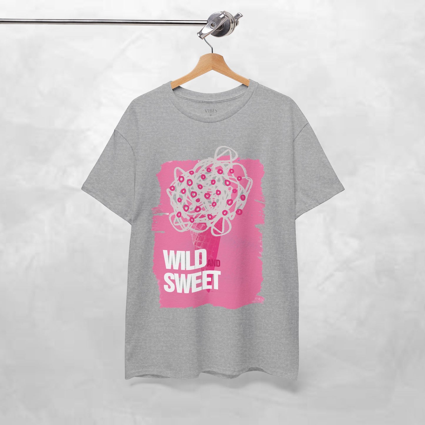 Wild and Sweet Unisex Heavy Cotton Tee - Playful Graphic Shirt for Fun-Loving Individuals