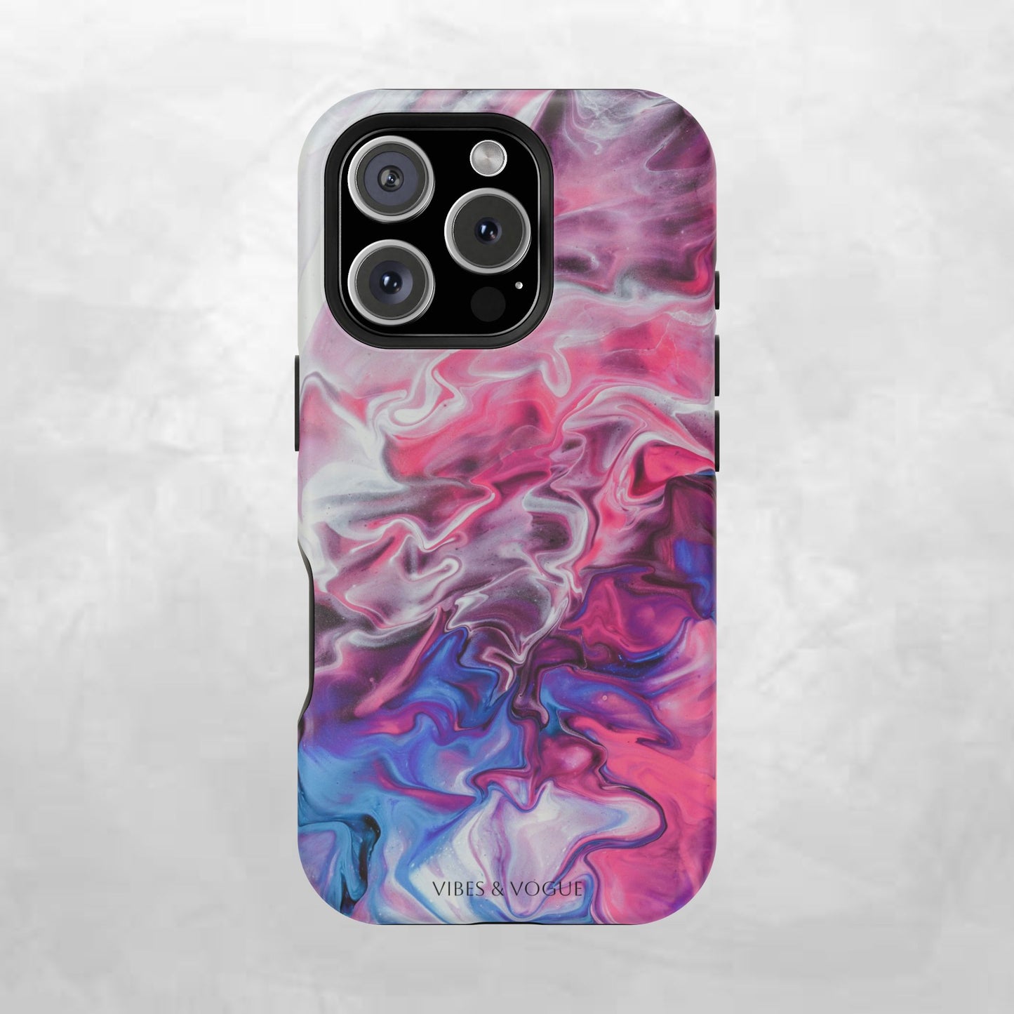 Vibrant Phone Case for Trendsetters | Abstract Marble Design, Impact-Resistant, Stylish Tech Accessory, Perfect Gift