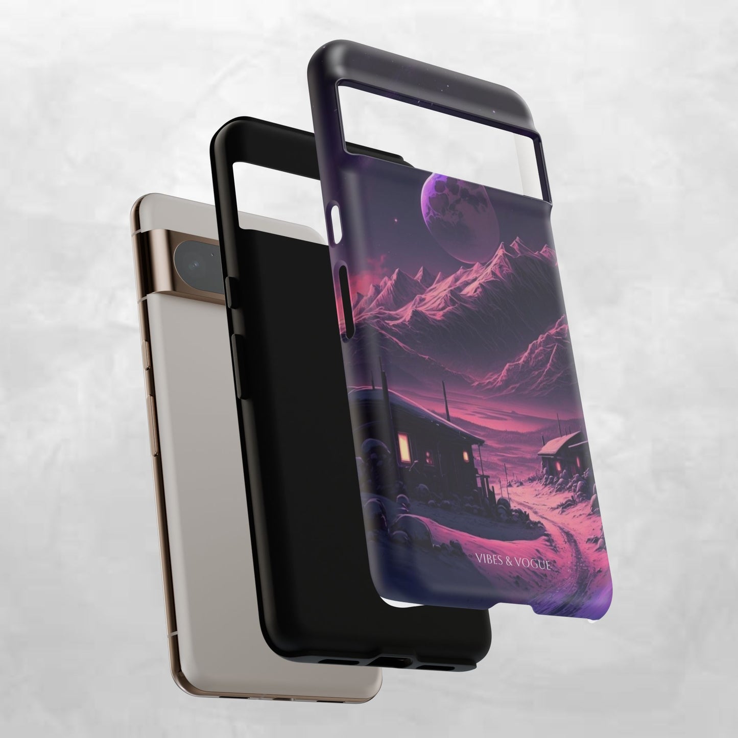 Futuristic Phone Case, Galaxy Aesthetic, Cosmic Art, Stylish Protection, Gifts for Tech Lovers
