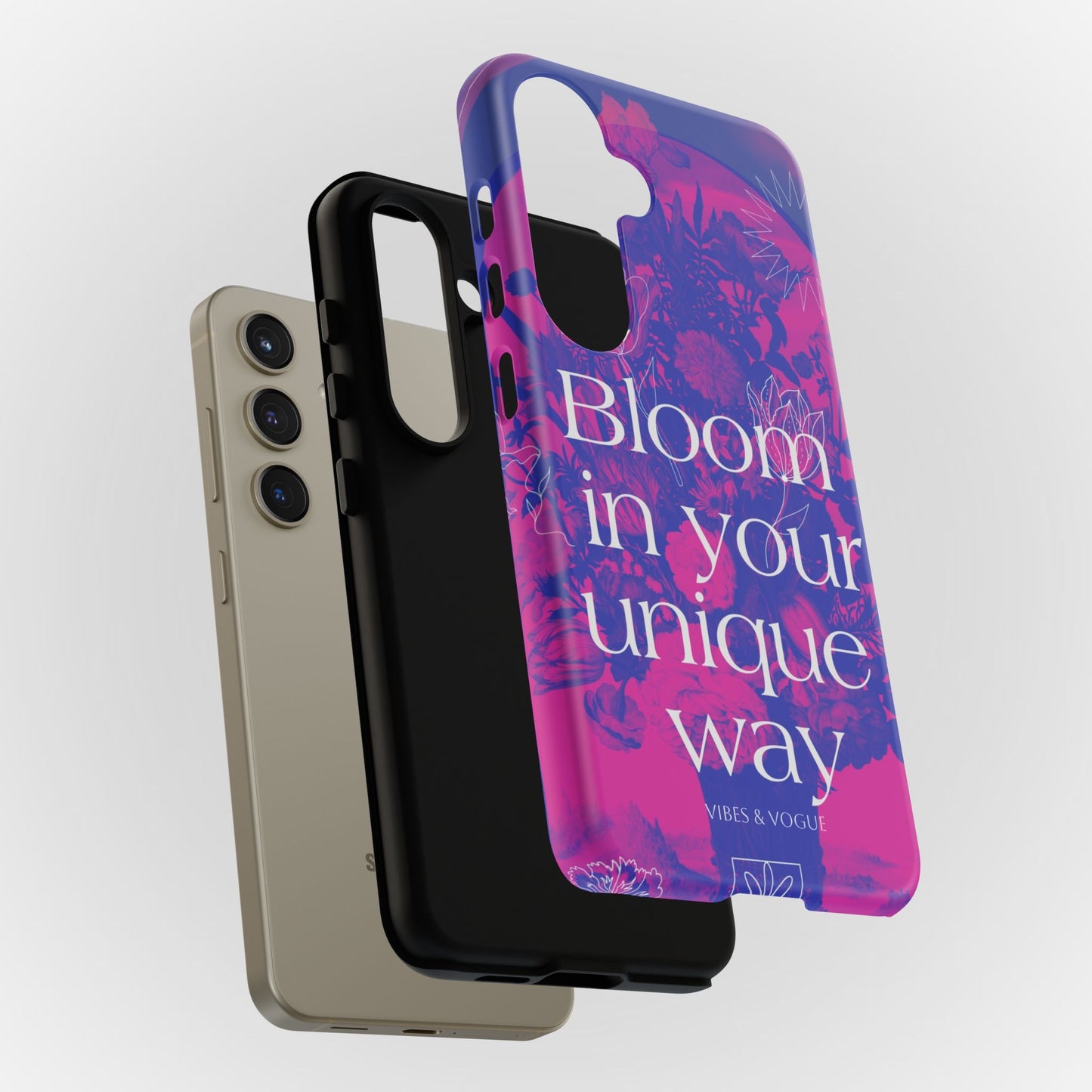 Bloom in Your Unique Way Phone Case - Tough and Stylish Design