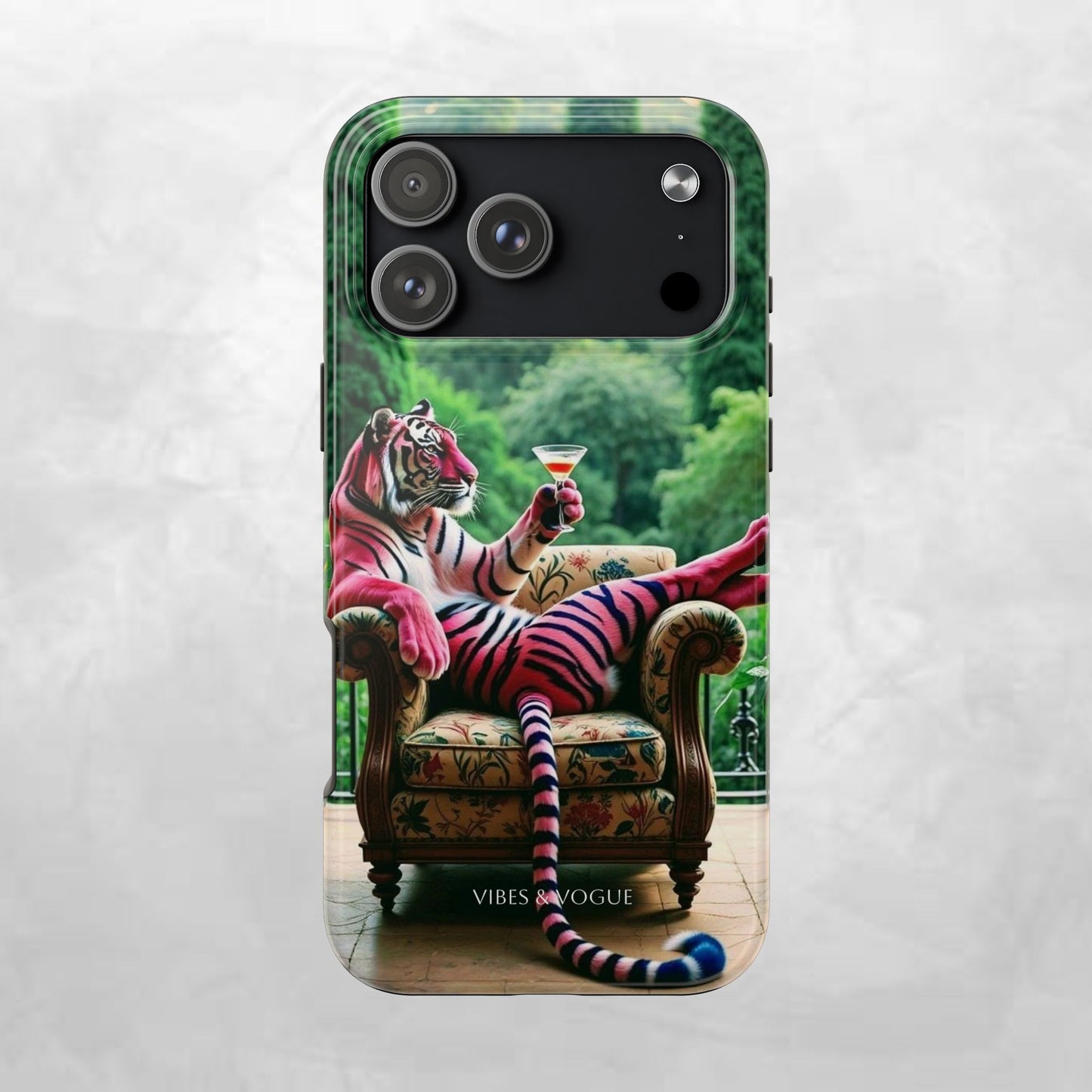 Relaxed Tiger Phone Case | Tough Case for Animal Lovers, Unique Gift for Friends, Stylish Tech Accessories, Fun Phone Cover, Vibrant Design