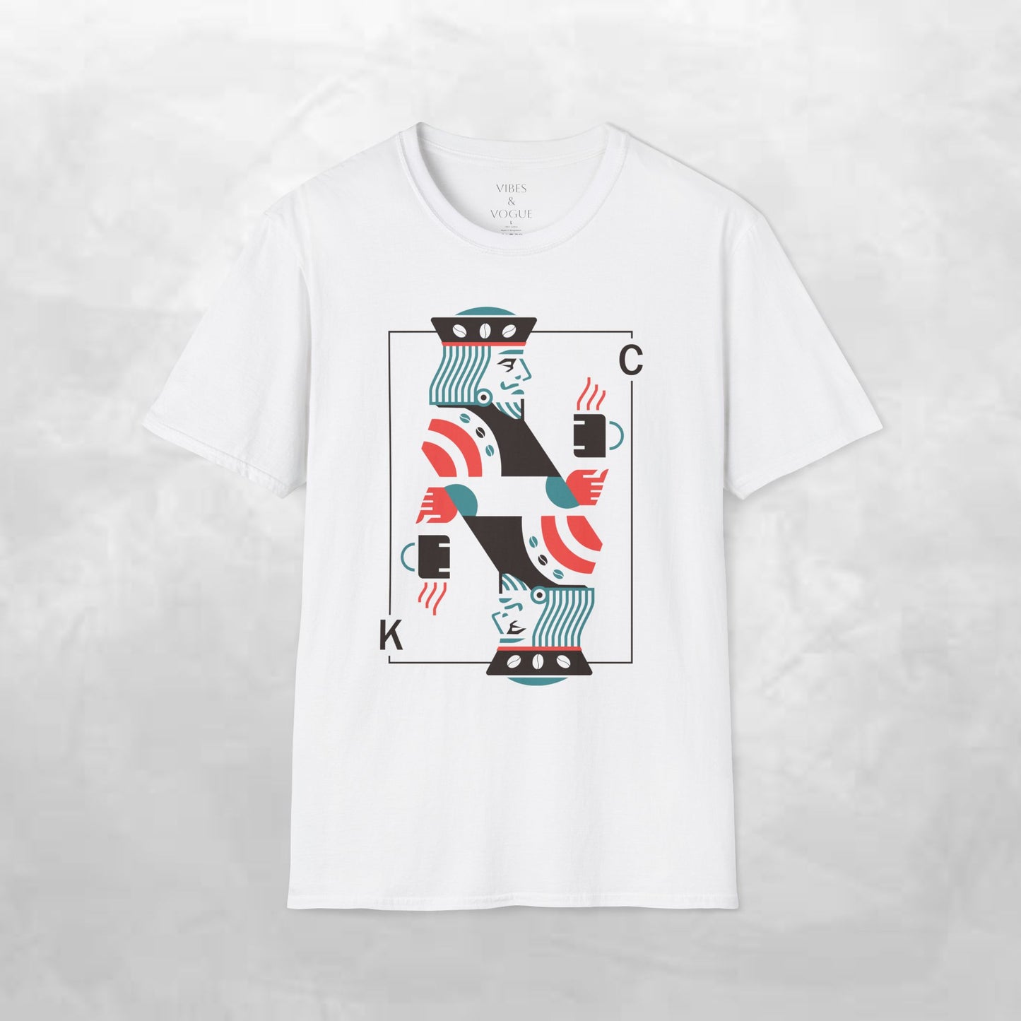 King of Cups Graphic T-Shirt - Unisex Softstyle Tee